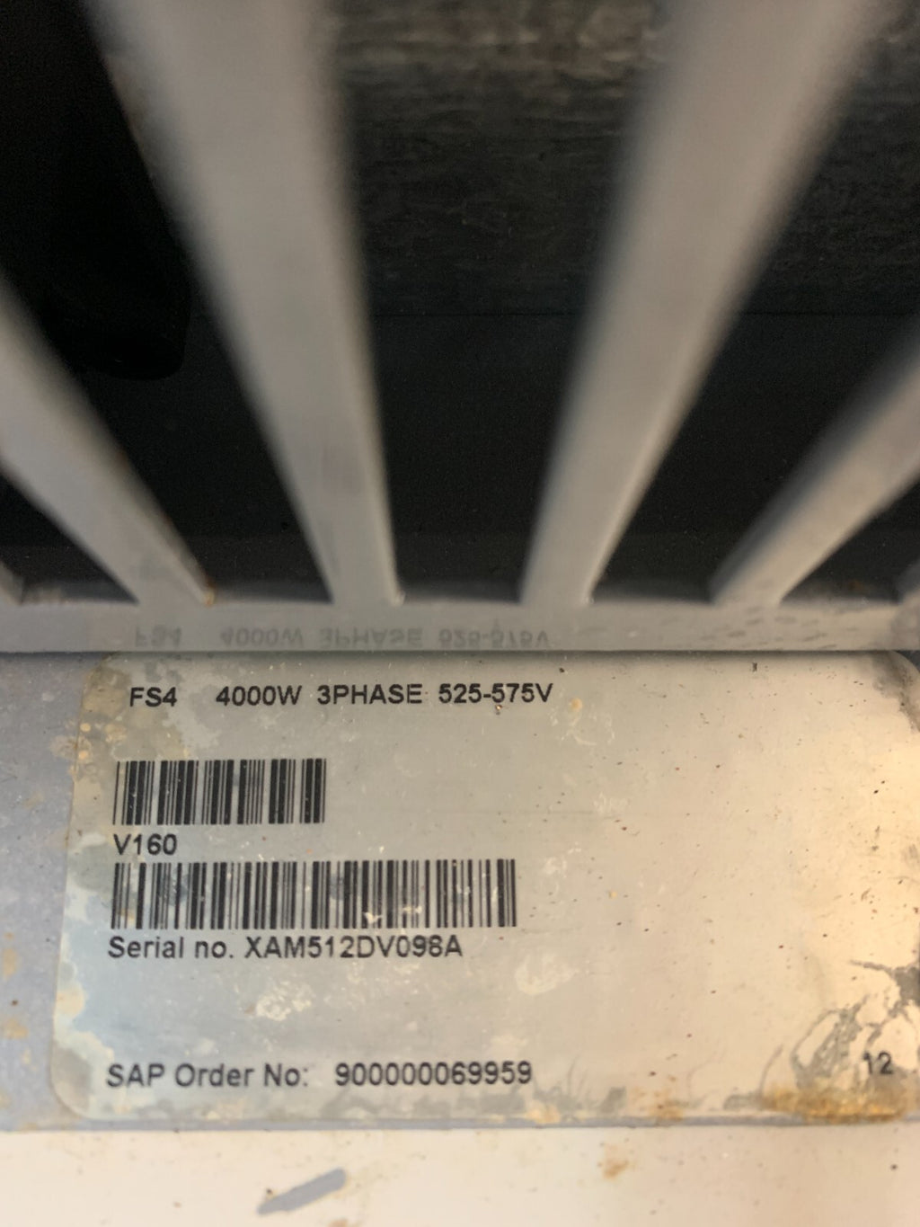 SIEMENS MIDIMASTER VECTOR 6SE3216-1FG40 CONTROL SENSORLESS