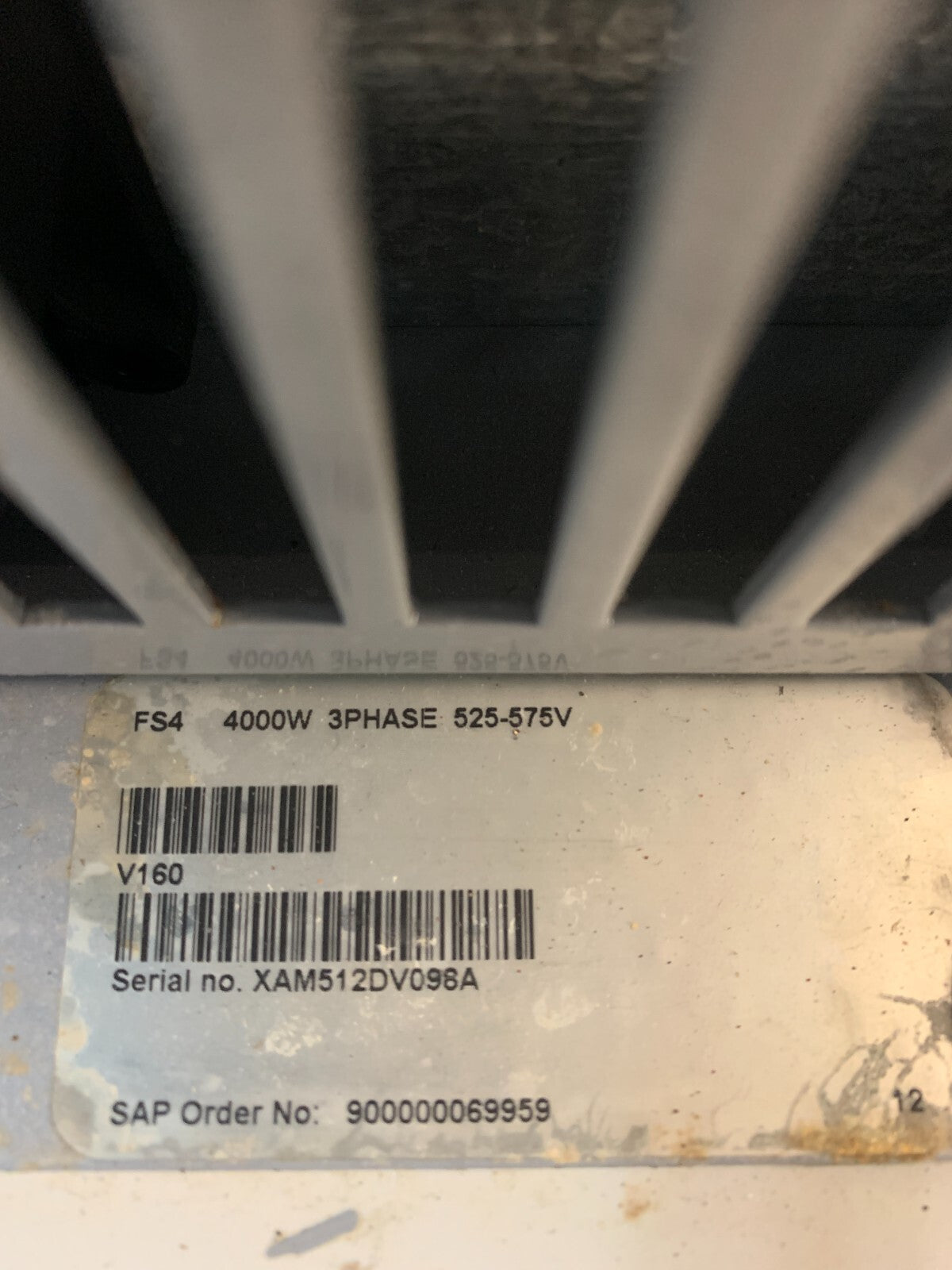 SIEMENS MIDIMASTER VECTOR 6SE3216-1FG40 CONTROL SENSORLESS