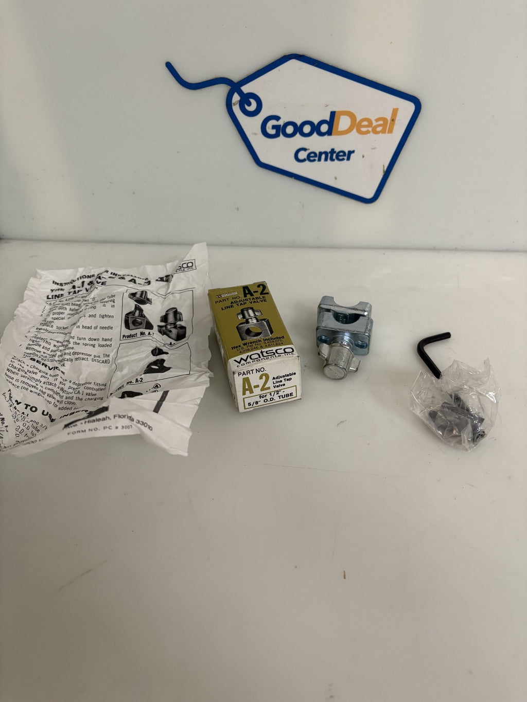 WATSCO COMPONENTS ADJUSTABLE LINE TAP VALVE A-2