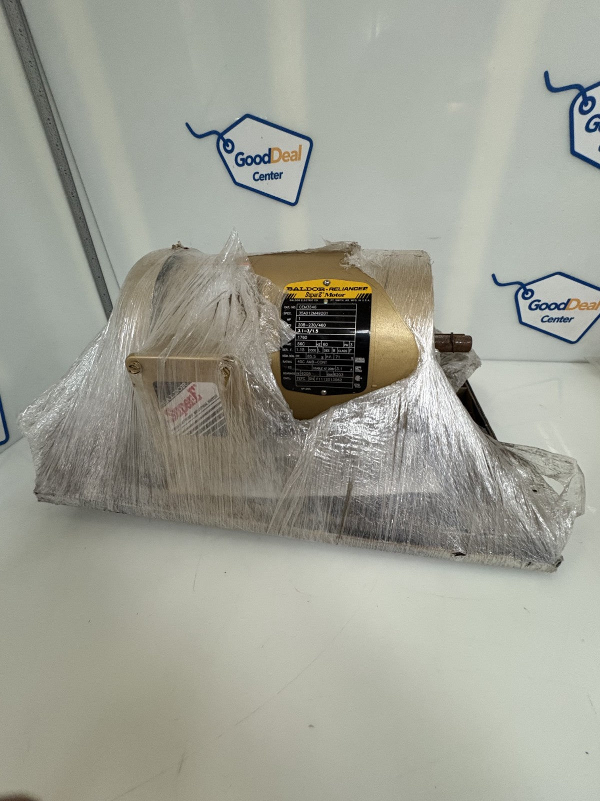 BALDOR RELIANCER SUPER E MOTOR 1HP 3PH #CEM3546