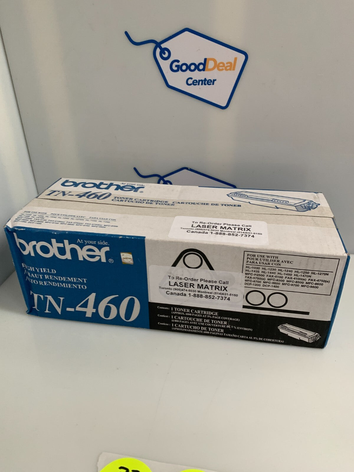 BROTHER TONER CARTRIDGE TN-460