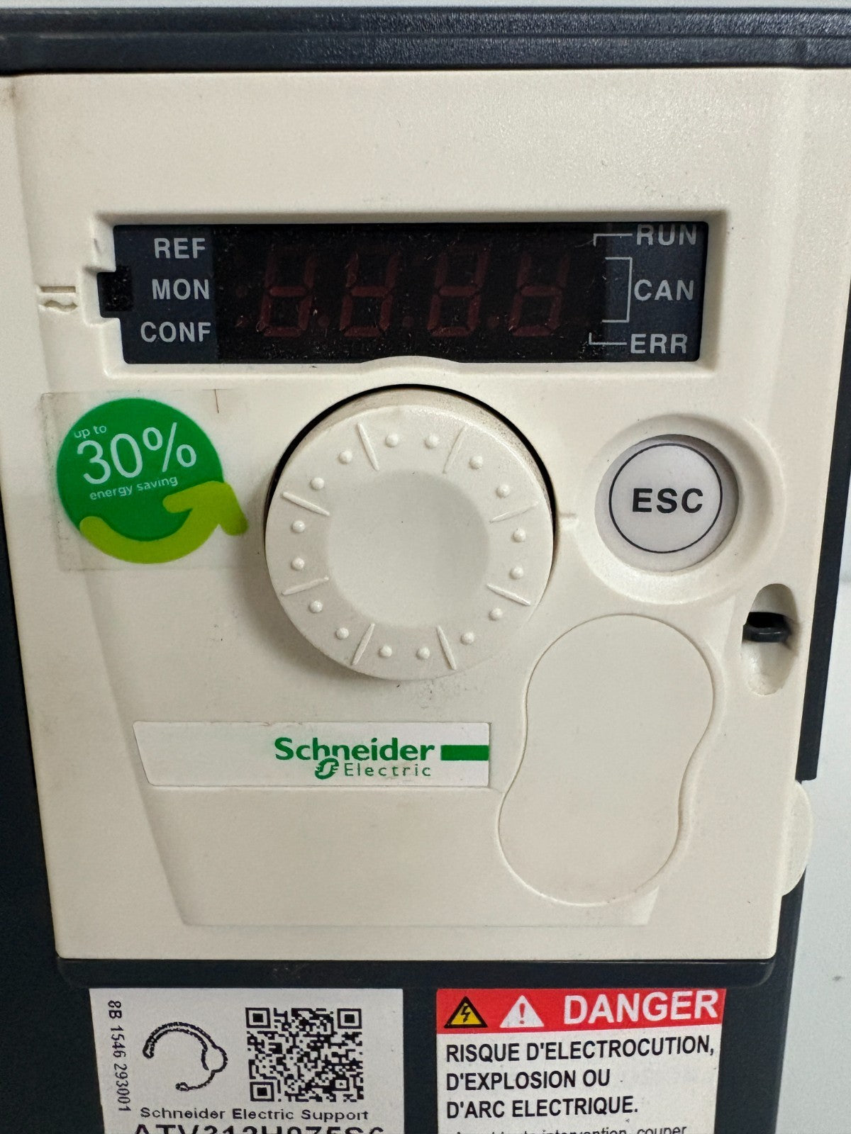 SCHNEIDER ALTIVAR 1HP AC SPEED DRIVE ATV312H07556