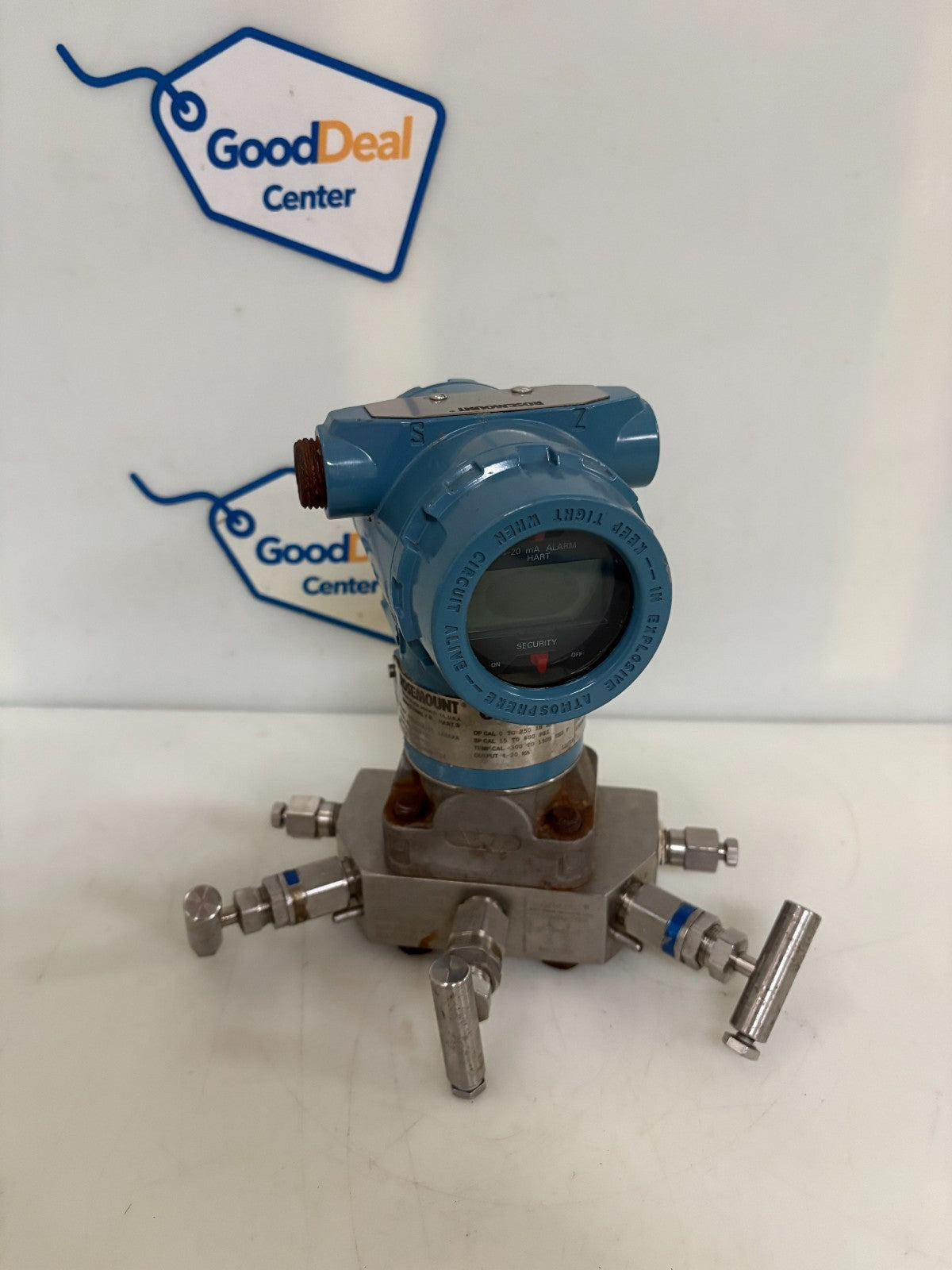 ROSEMOUNT TRANSMITTER 3095MA23A0011AA10N0BS504 W/PRESSURE TRANSMITTER SENSOR0