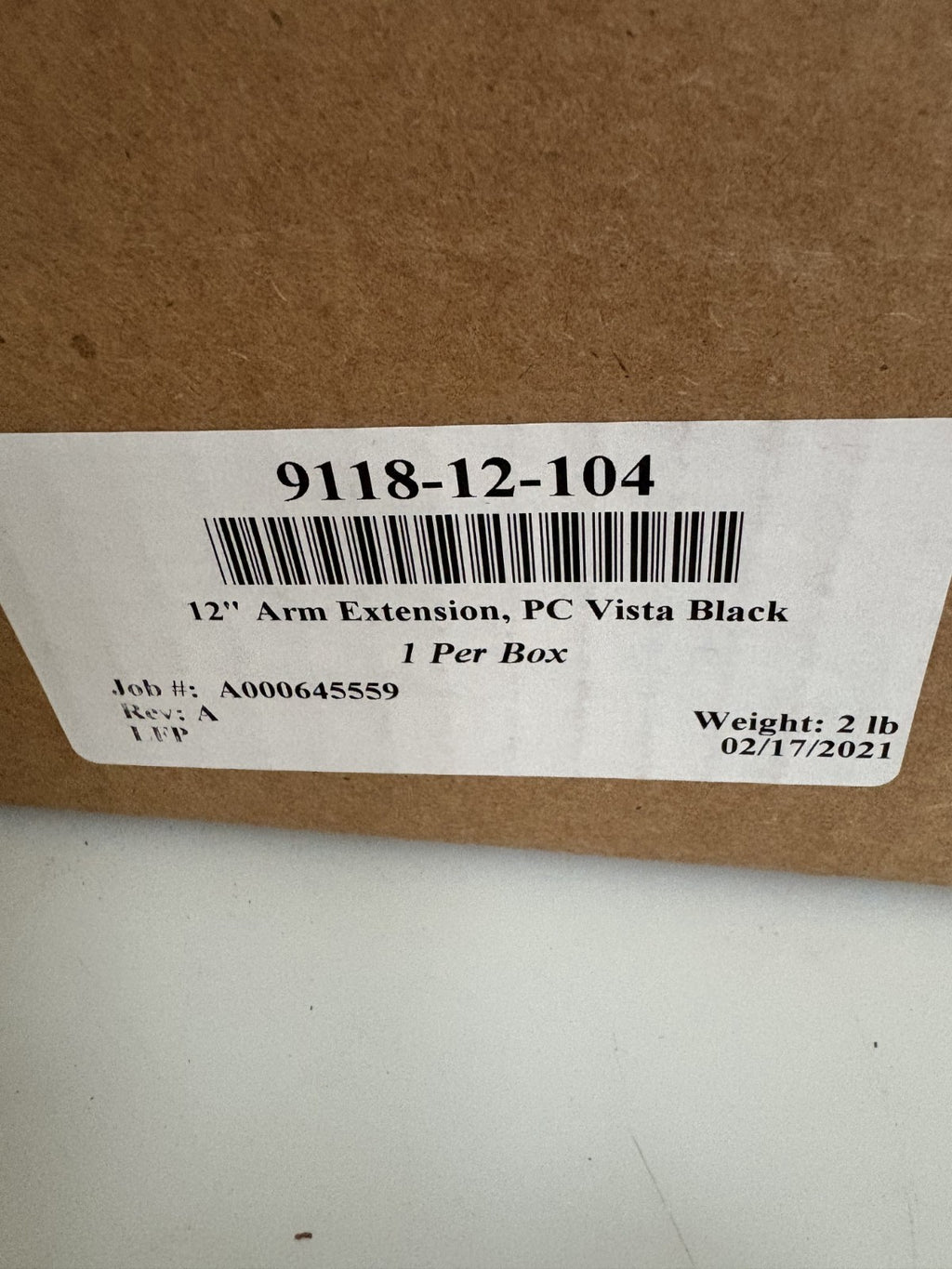INNOVATIVE OFFICE PRODUCTS 12" ARM EXTENSION 9118-12-104