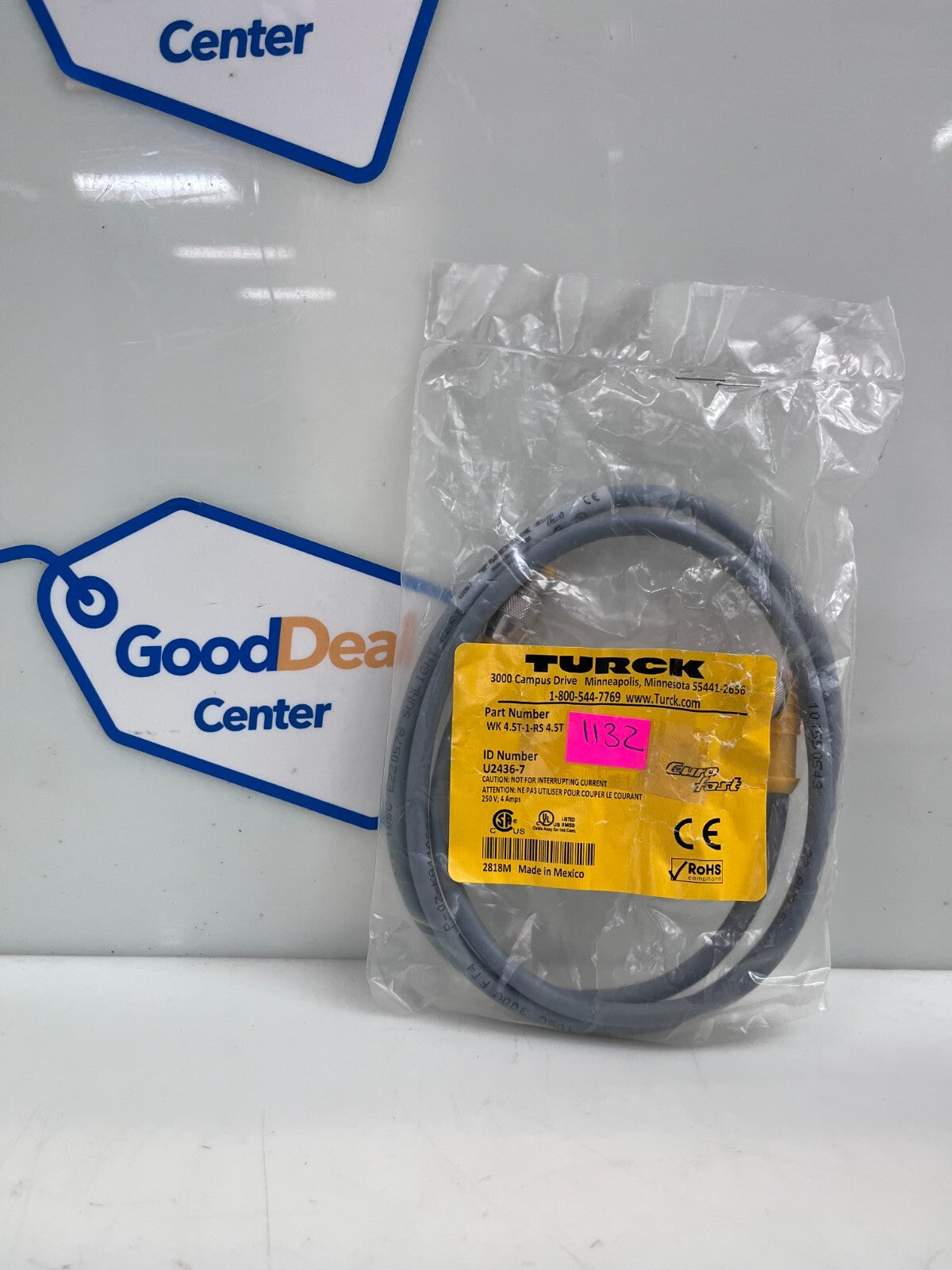 TURCK WK 4T-1-RS 4T / WK4T1RS4T Cordset