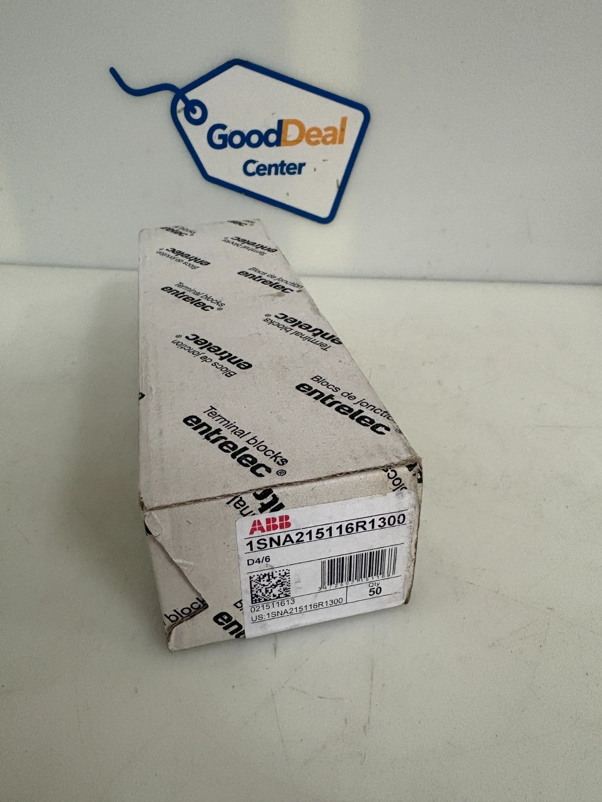 LOT OF 50 ENTRELEC ABB CONTACT TERMINAL 1SNA215116R1300