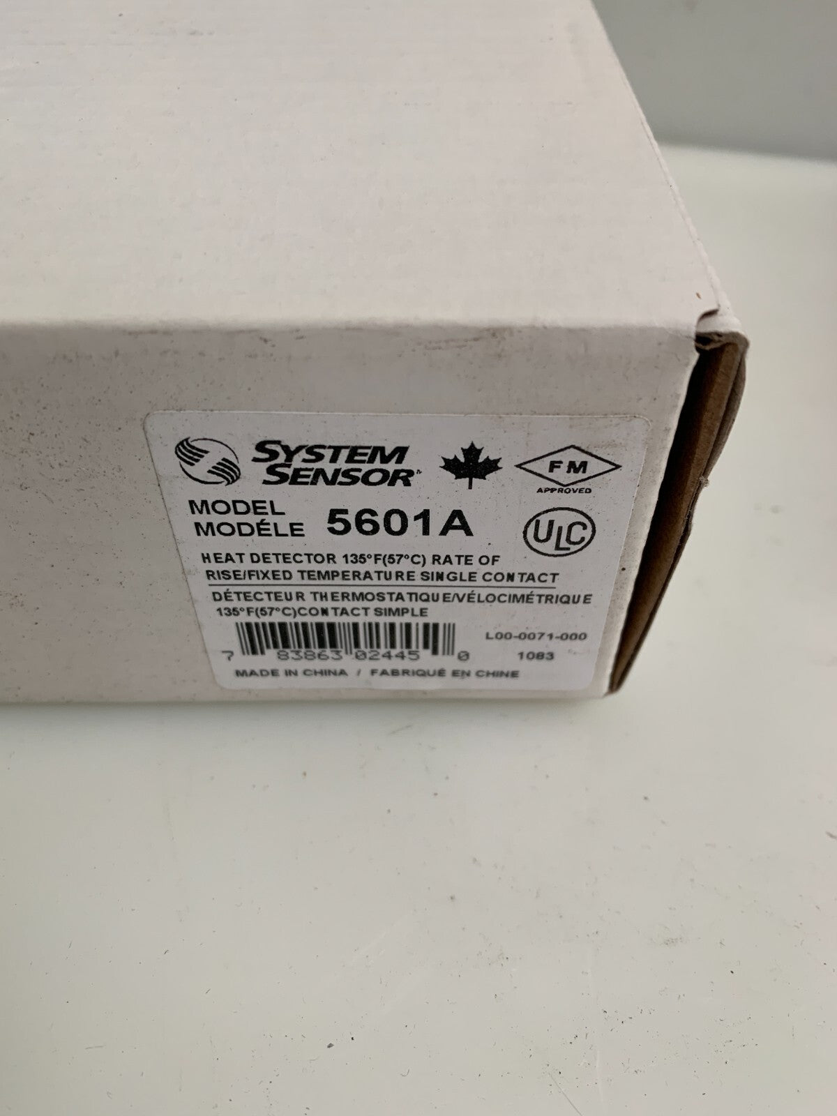 LOT OF 2 SYSTEM SENSOR HEAT DETECTOR 5601A2