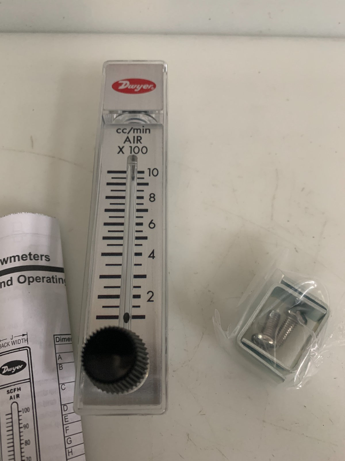 DWYER RATE MASTER FLOWMETER RMA-13-SSV