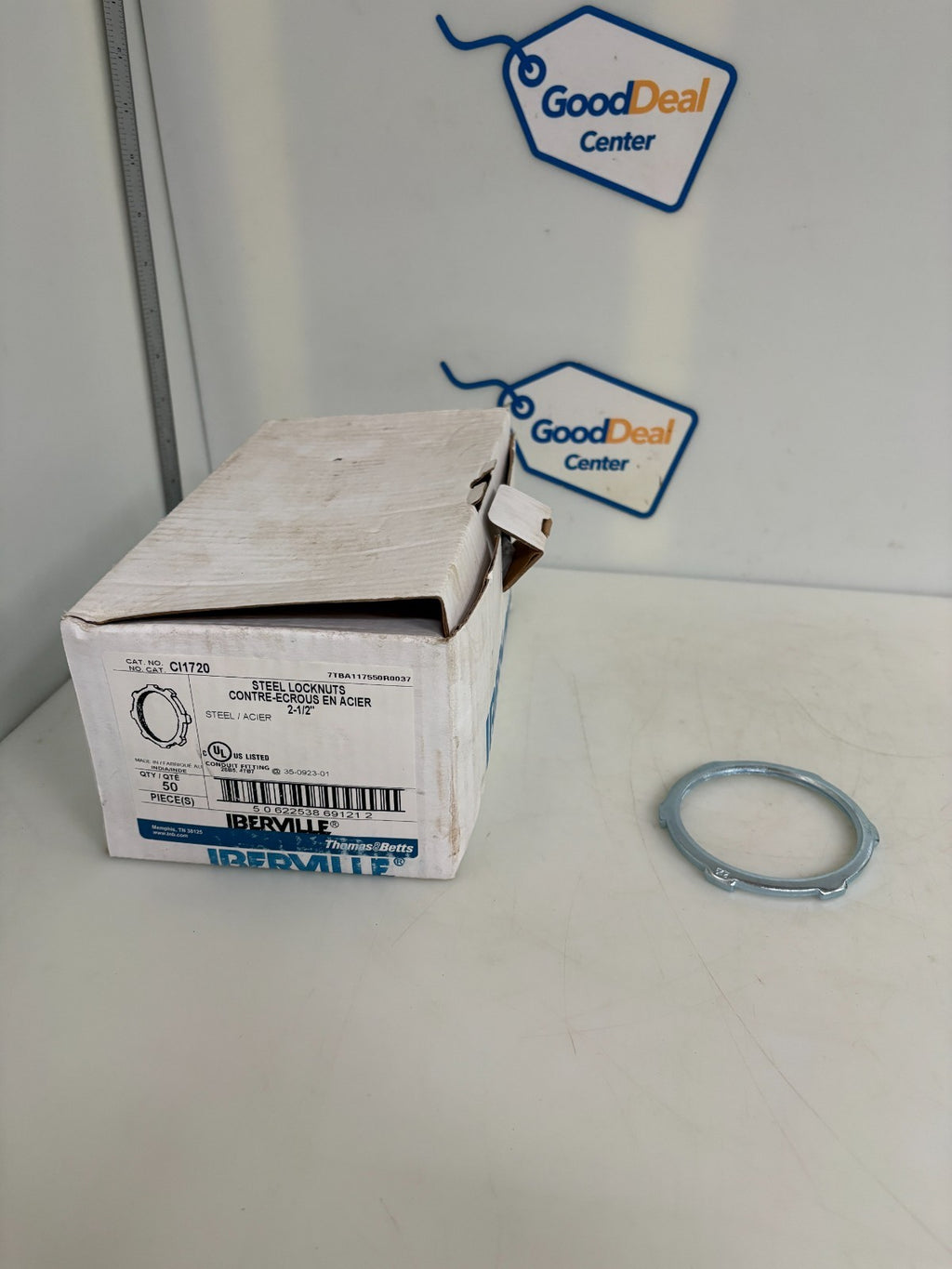 ABB THOMAS & BETTS STEEL 2 1/2 LOCKNUTS CI1720 50 IN BOX0