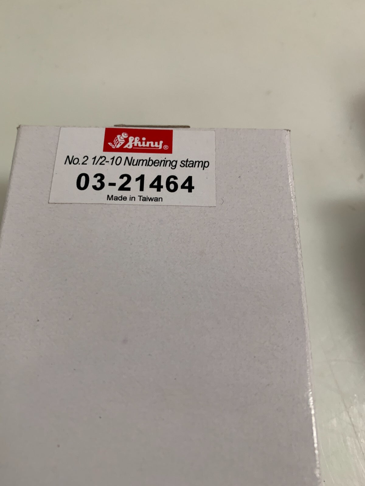 SHINY NO 2 10 NUMBERING STAMP 03-21464