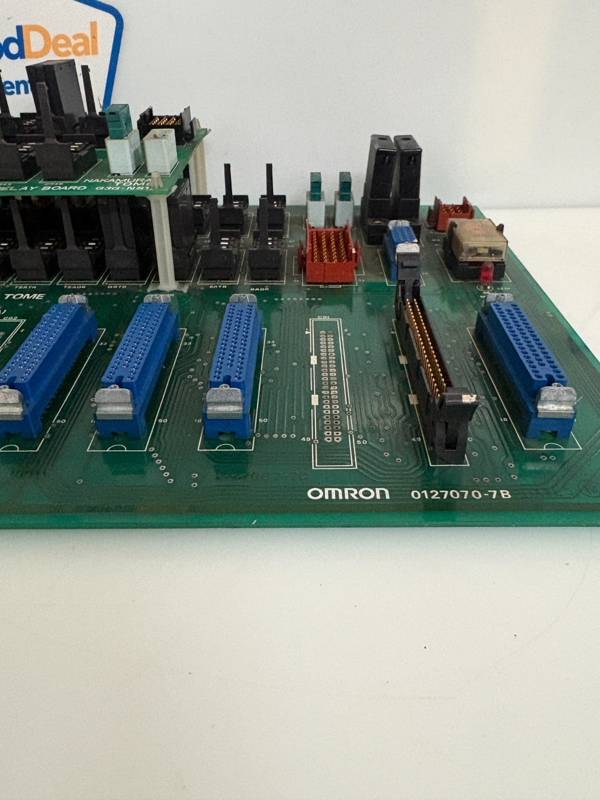 OMRON 0127070-7B NAKAMURA TOME MAIN RELAY BOARD G3G-NS1 (A)  W SUB RELAY BOARD