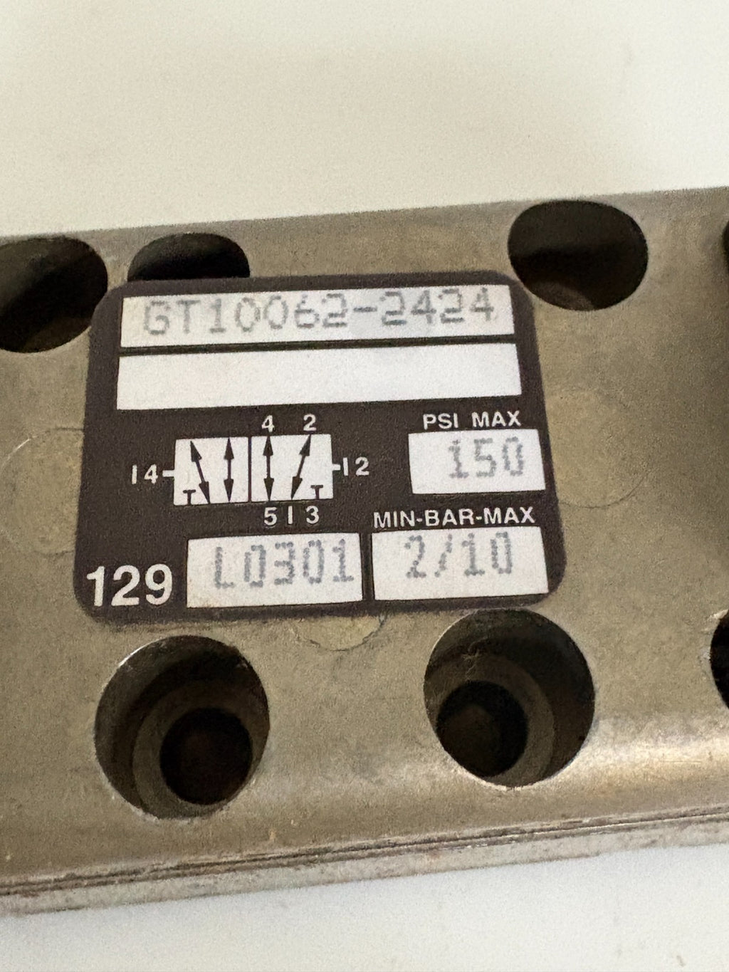 REXROTH MECMAN CERAM VALVE GT10062-24241