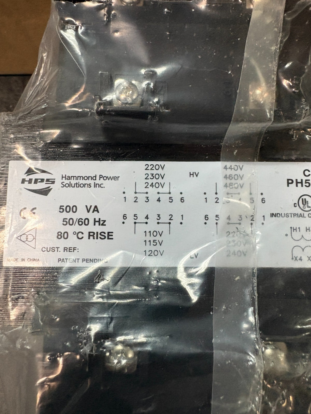 HPS HAMMOND POWER PH500 MQMJ