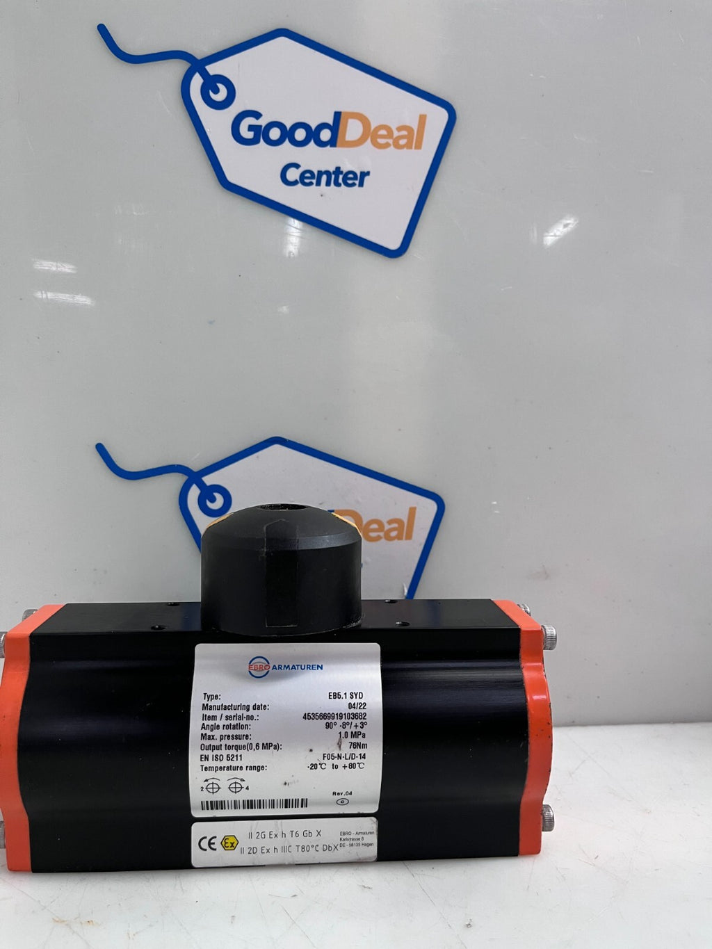 EBRO ARMATUREN EB4.1 SYD Pneumatic Valve