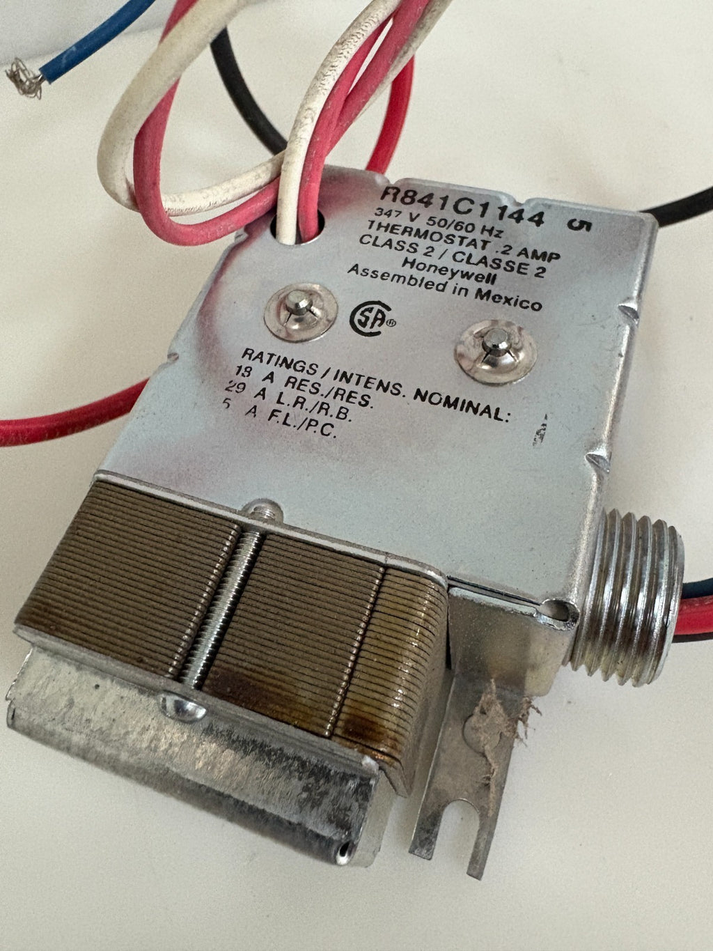 HONEYWELL ELECTRIC HEAT RELAY R841C11441