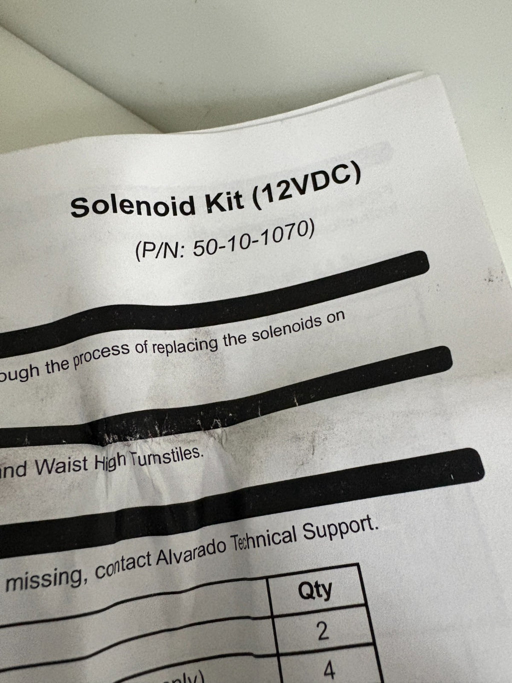 LOT OF 2 ALVORADO SOLENOID 12V DC KIT 50-10-10702