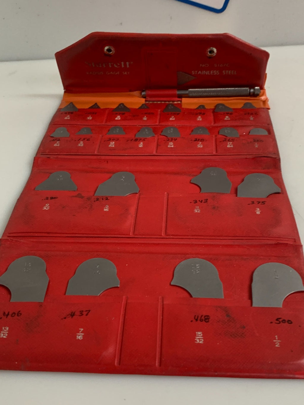 STARRETT  Radius Gauge Set  #5167C