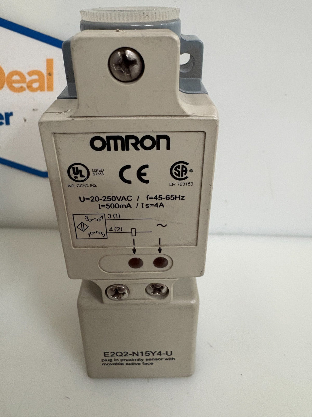 OMRON PROXIMITY SENSOR E2Q2-N15Y4-U