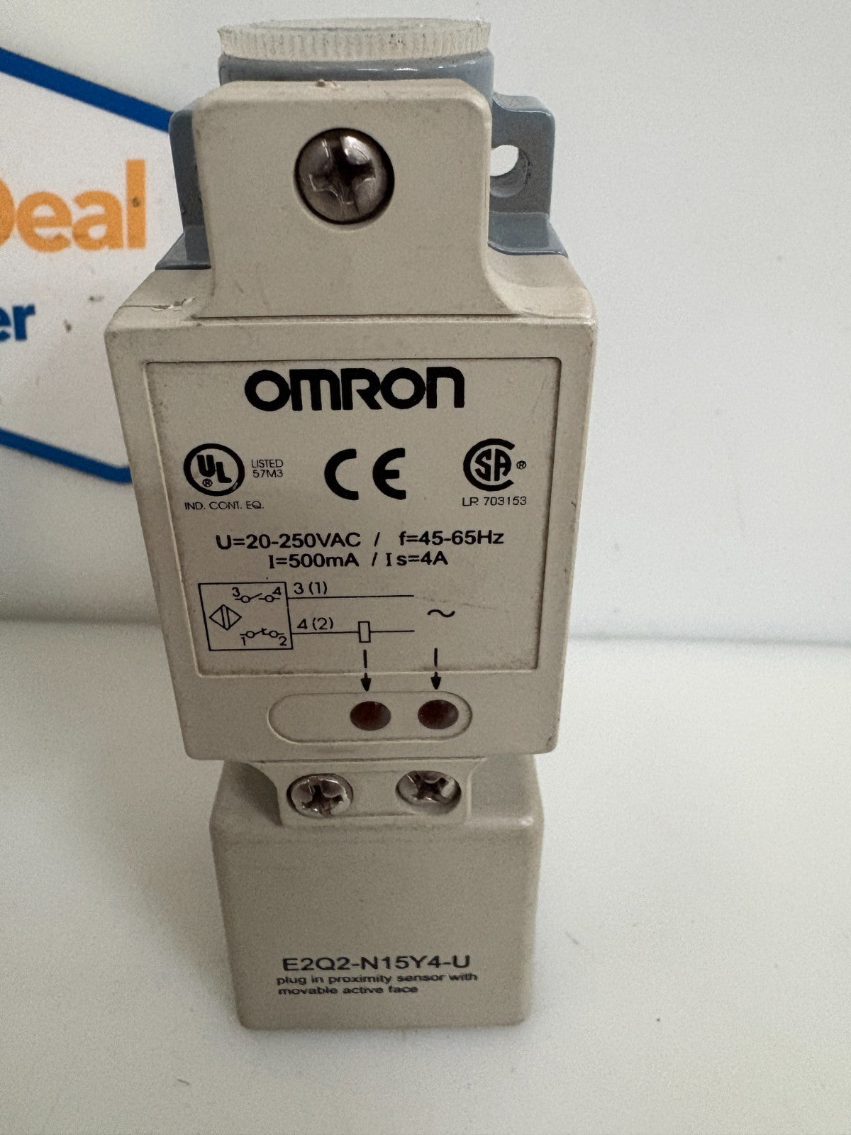 OMRON PROXIMITY SENSOR E2Q2-N15Y4-U