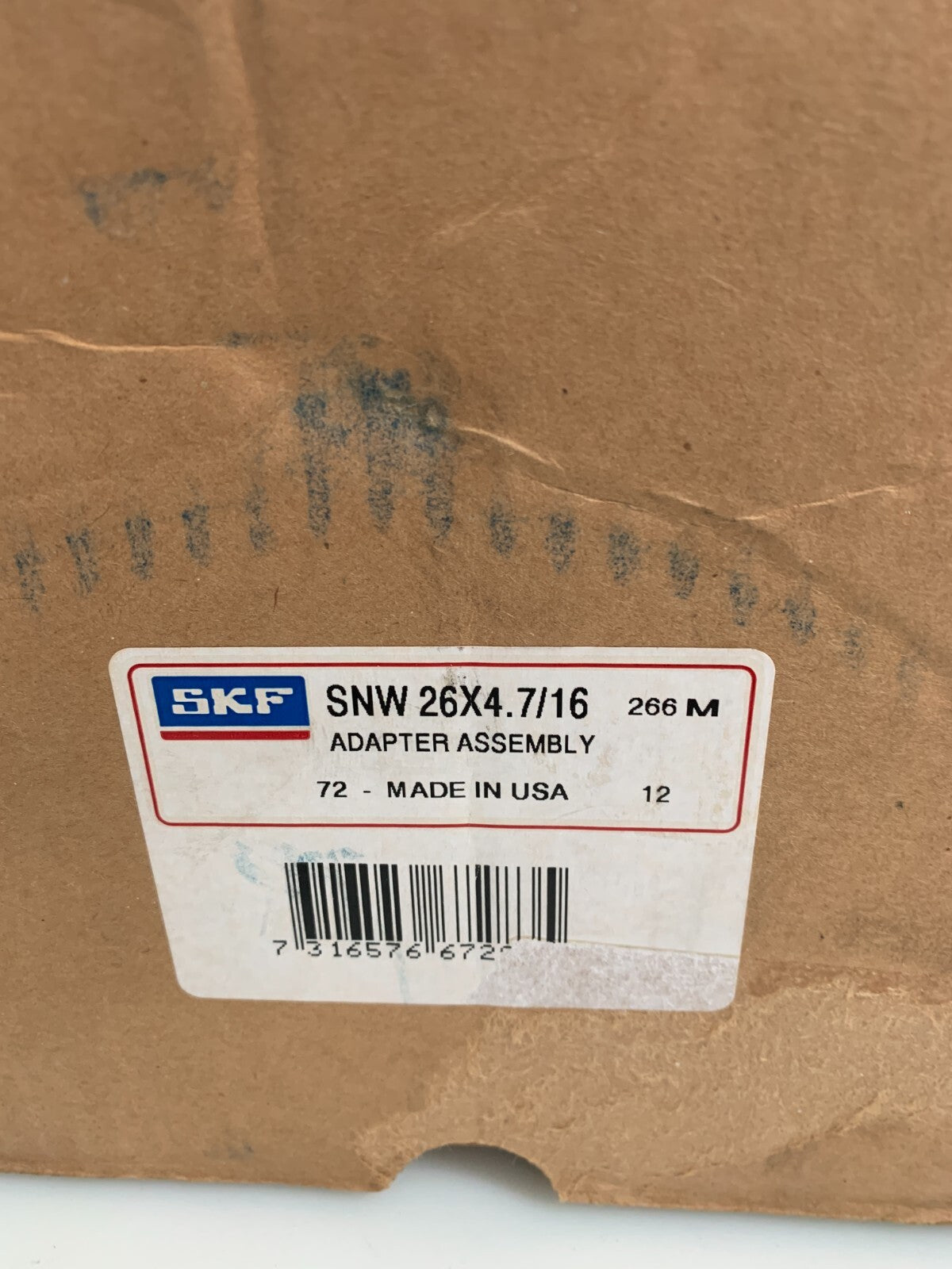 SKF Adapter Assembly  SNW 26X4.7/162