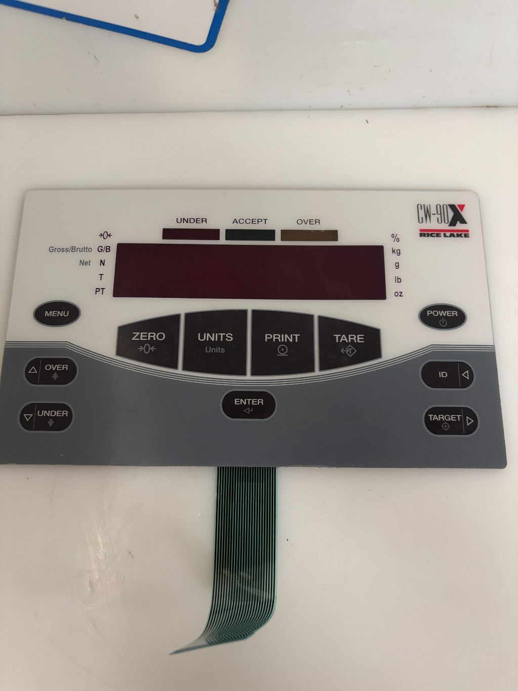RICELAKE CW-90X INDICATOR TOUCH PANEL 104915 REV E