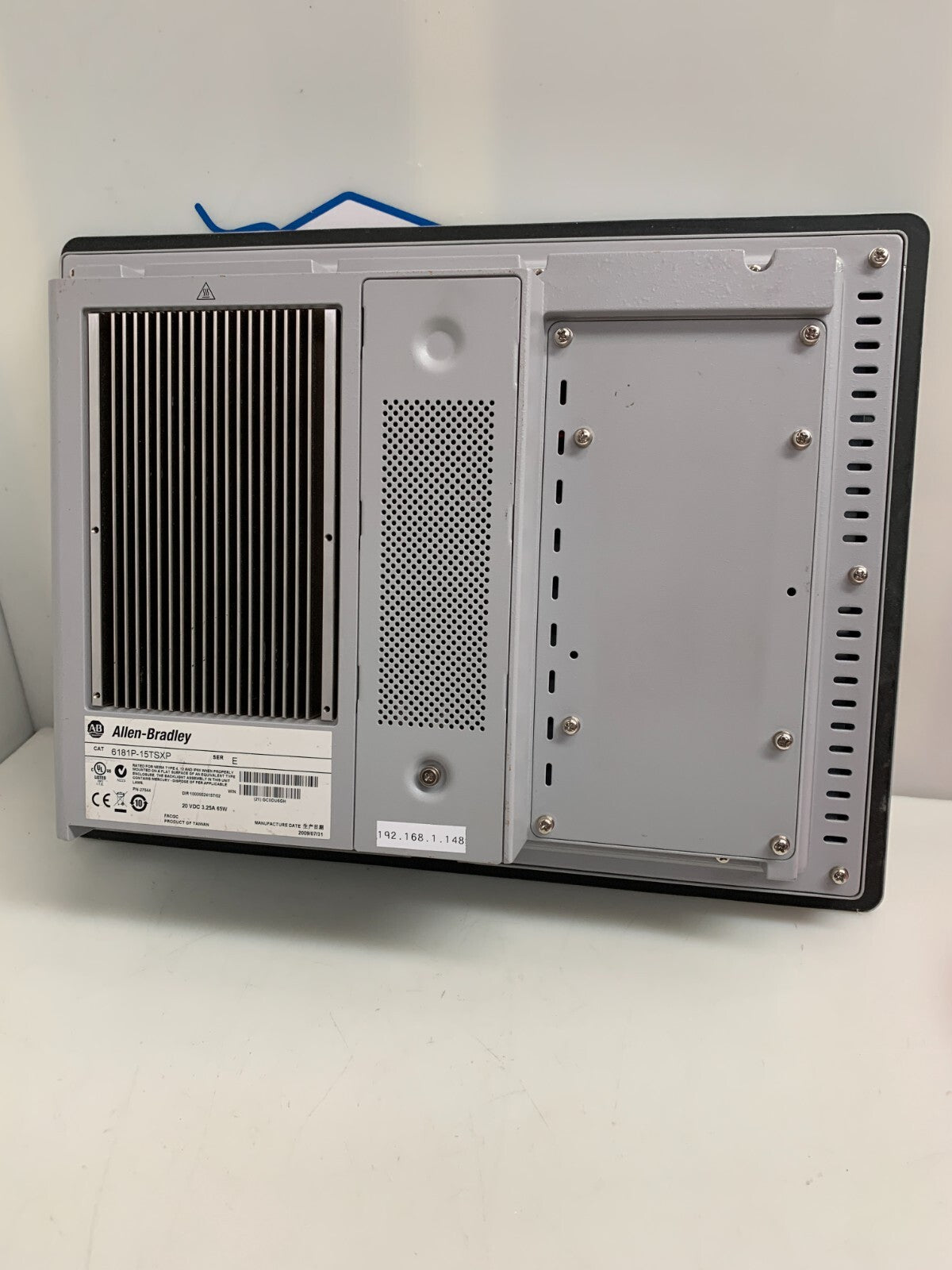 ALLEN BRADLEY   1500P  Intergrated Display Computer  6181P-15TSXP   Serie E3