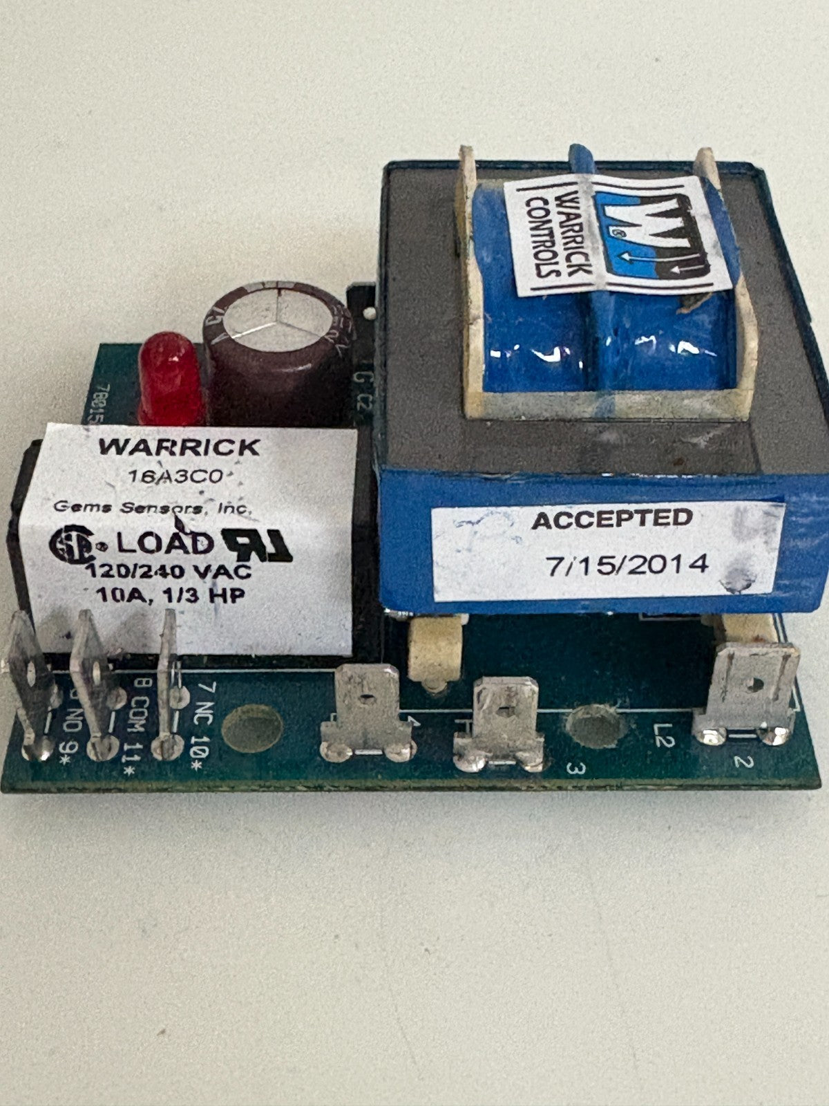 WARRICK CONTROLS LEVEL CONTROL 16A3C0