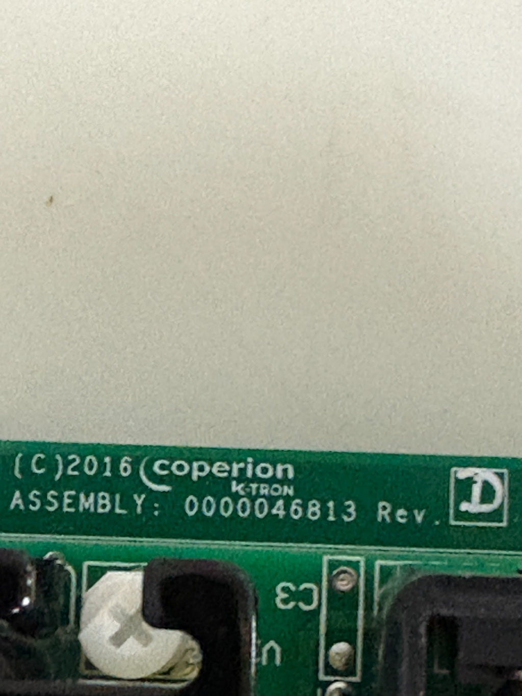 COPERION K-TRON CIRCUIT BOARD #0000046813 REV D