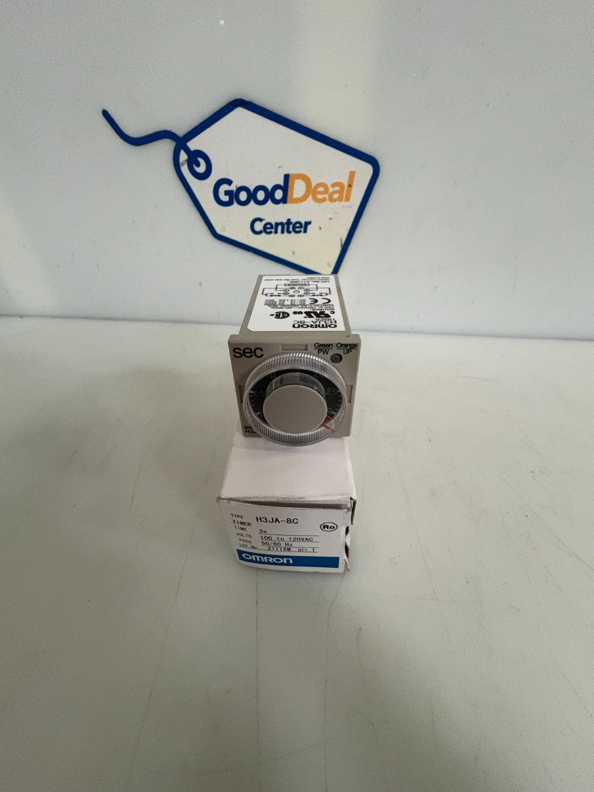OMRON 3 SEC TIMER H3JA-8C 0