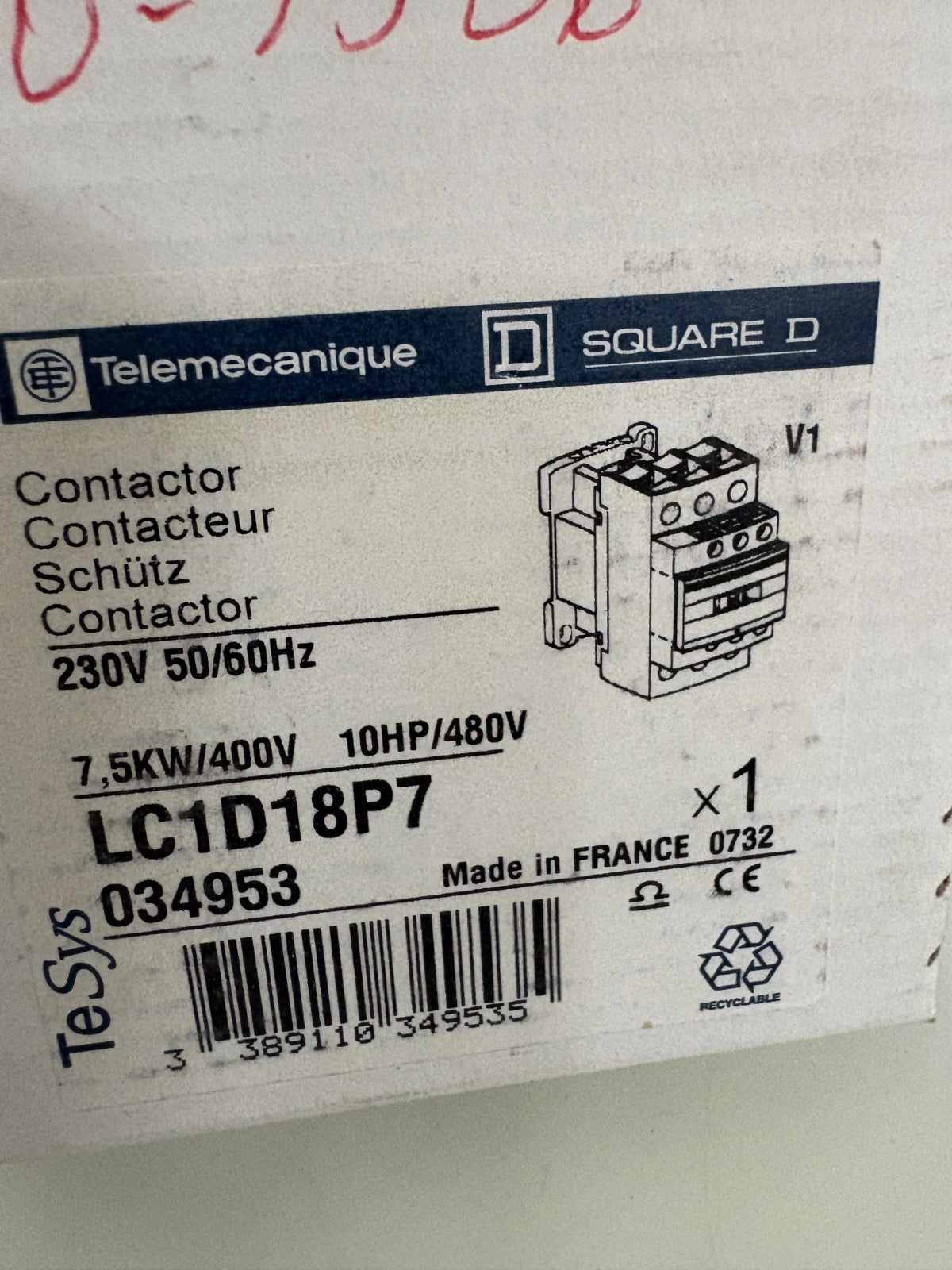 TELEMECANIQUE SQUARE D LC1D 18P73
