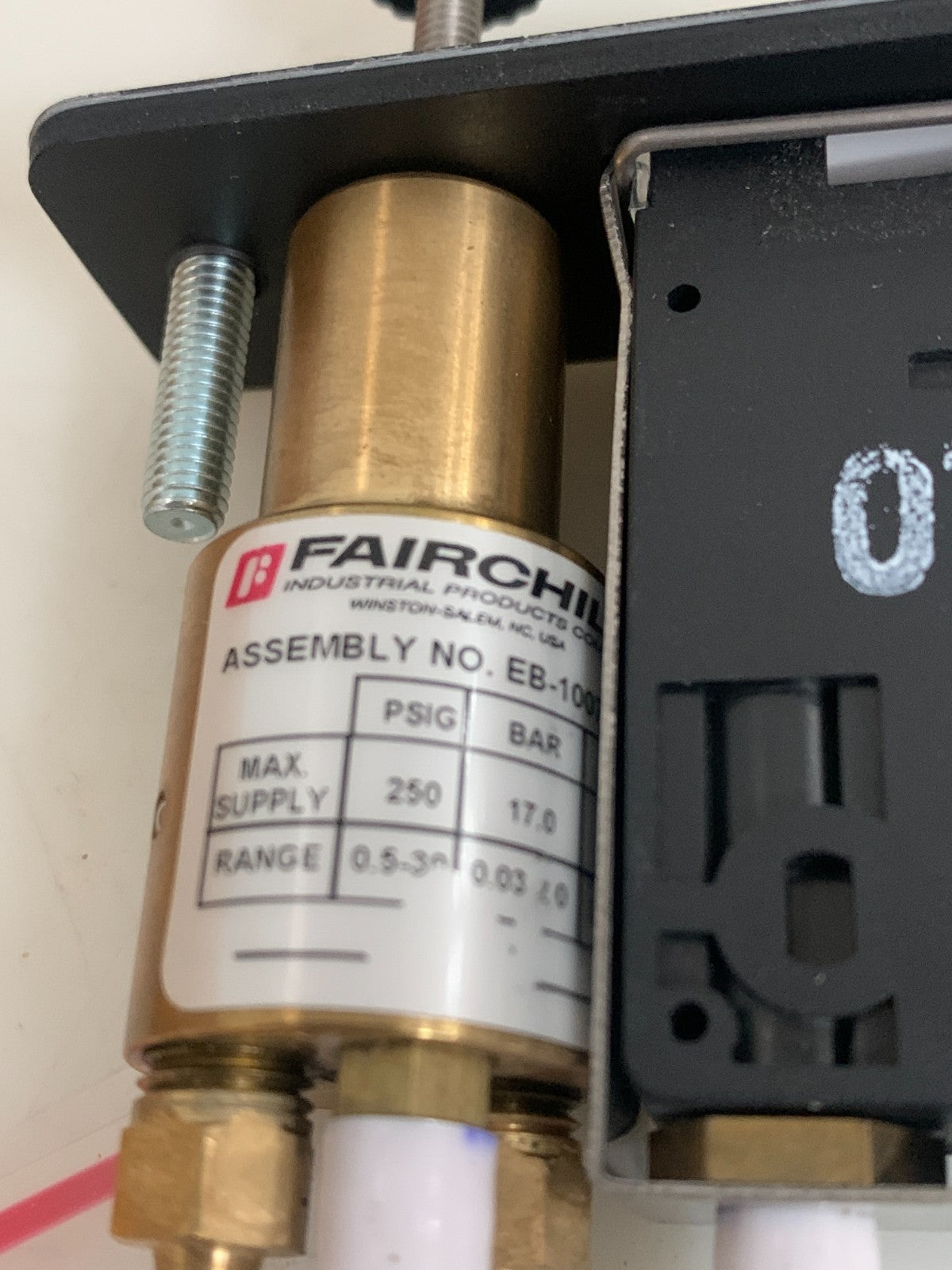 FAIRCHILD PRESSURE REGULATOR INDICATING STATION MPL70PV30302