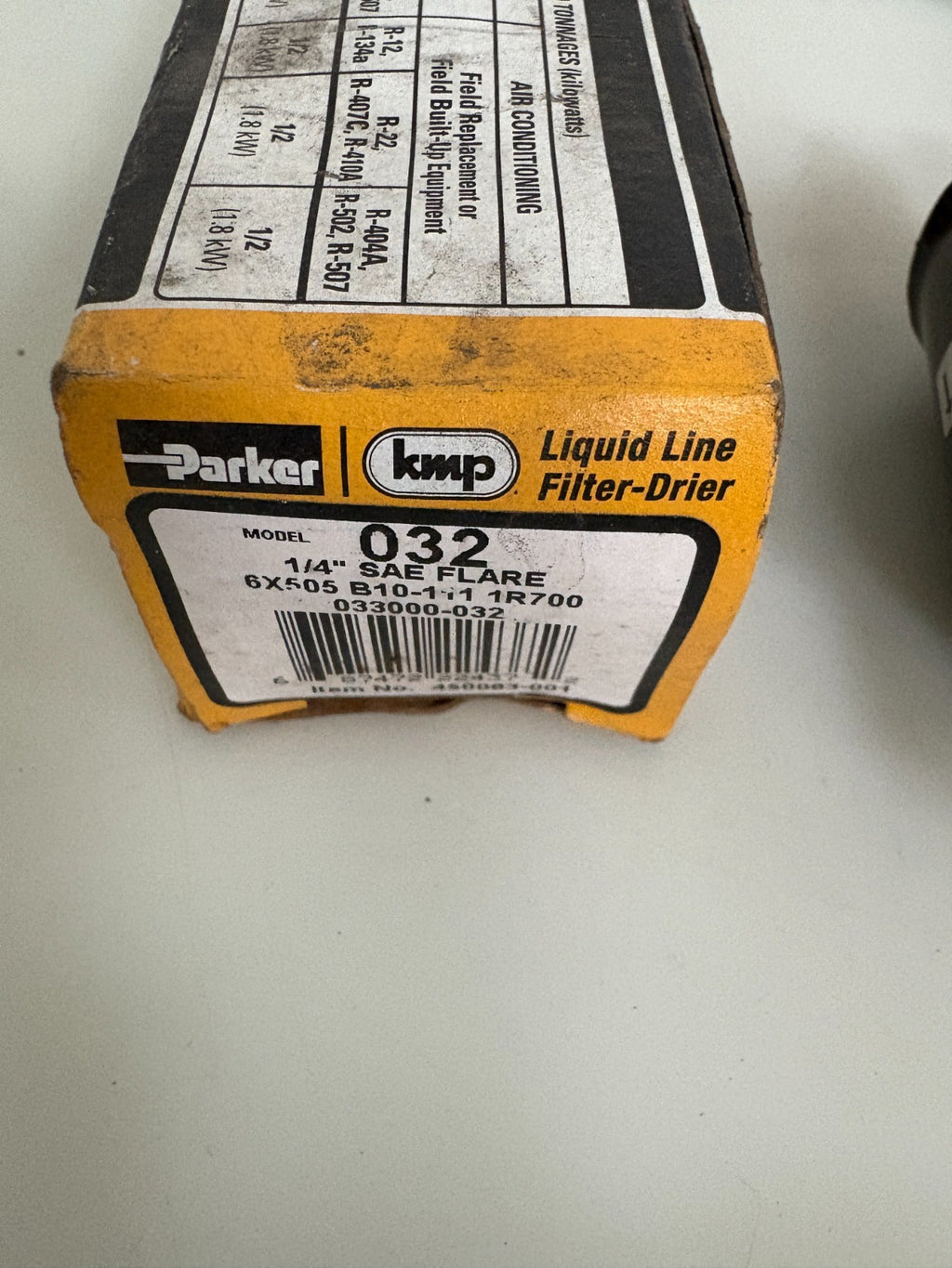 PARKER INLINE FILTER DRIER MIX LOT 2X032 AND 1X052