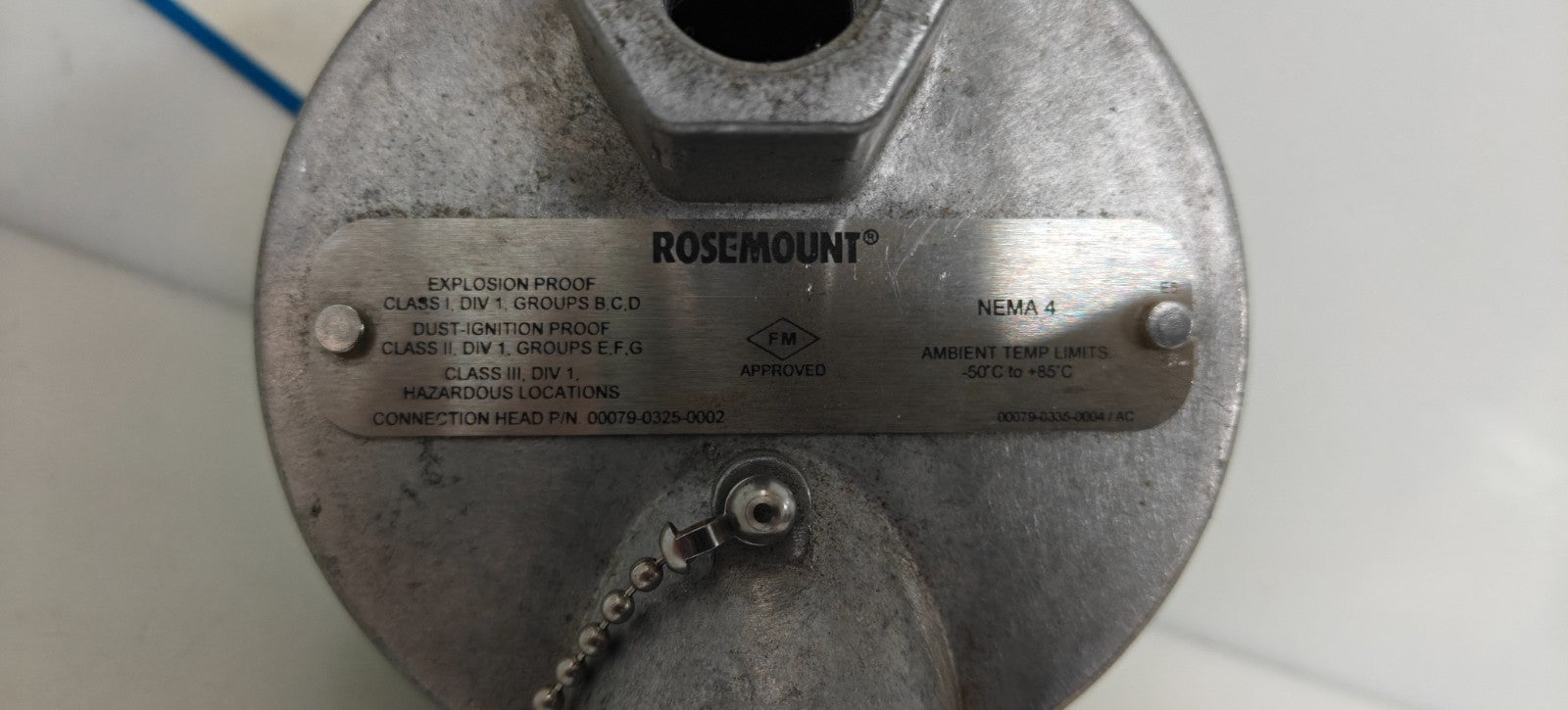 ROSEMOUNT EXPLOSION PROOF CONNECTION HEAD 00079-0325-00021