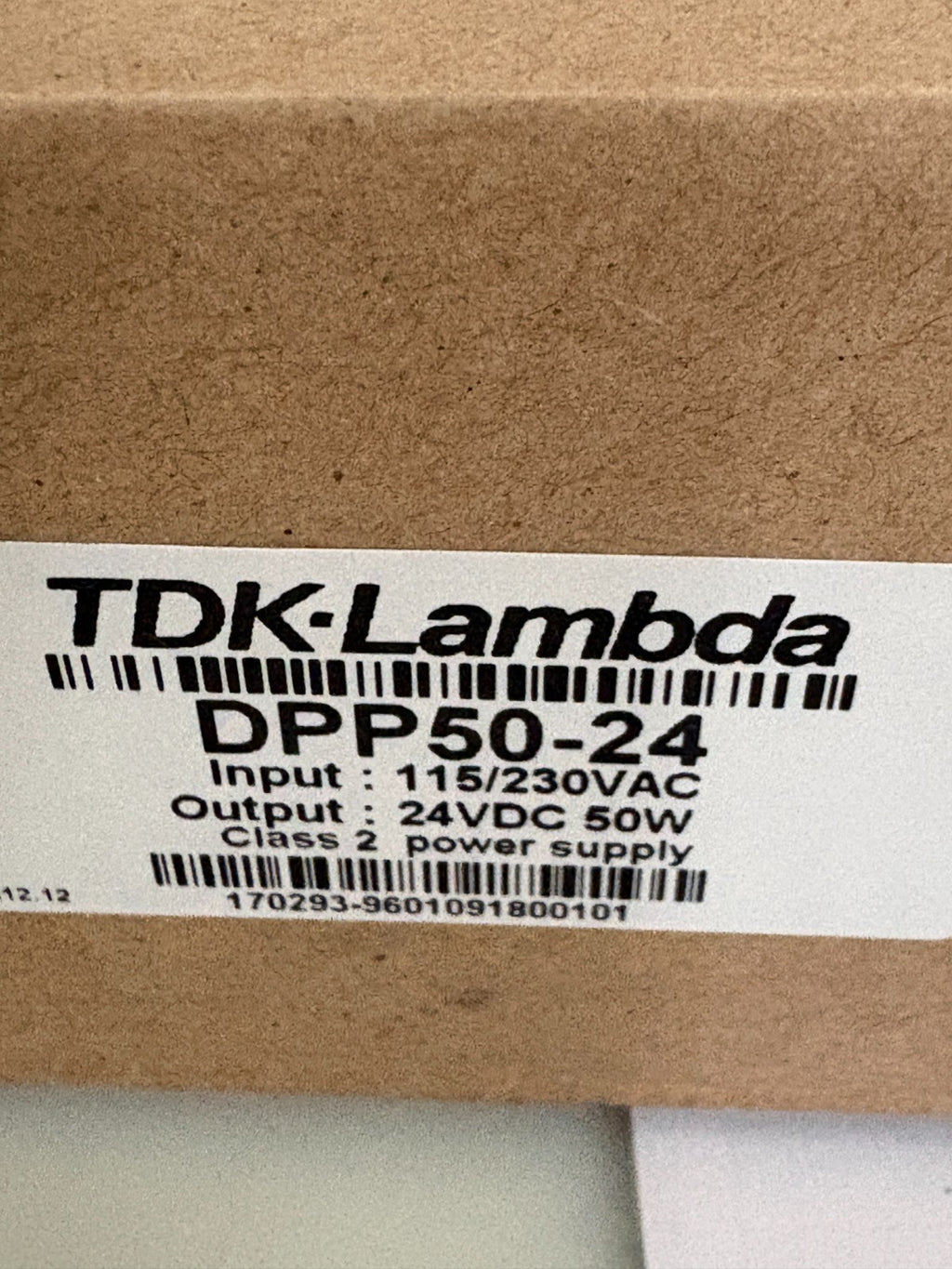 TDK LAMBDA POWER SUPPLY DPP50-243