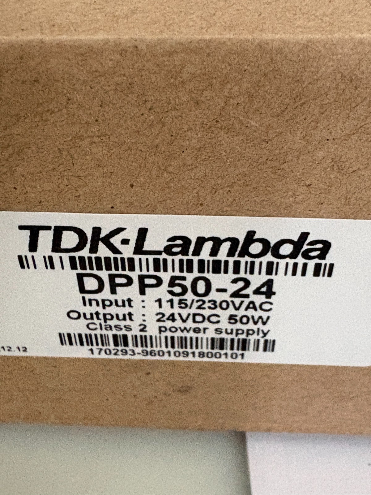 TDK LAMBDA POWER SUPPLY DPP50-243