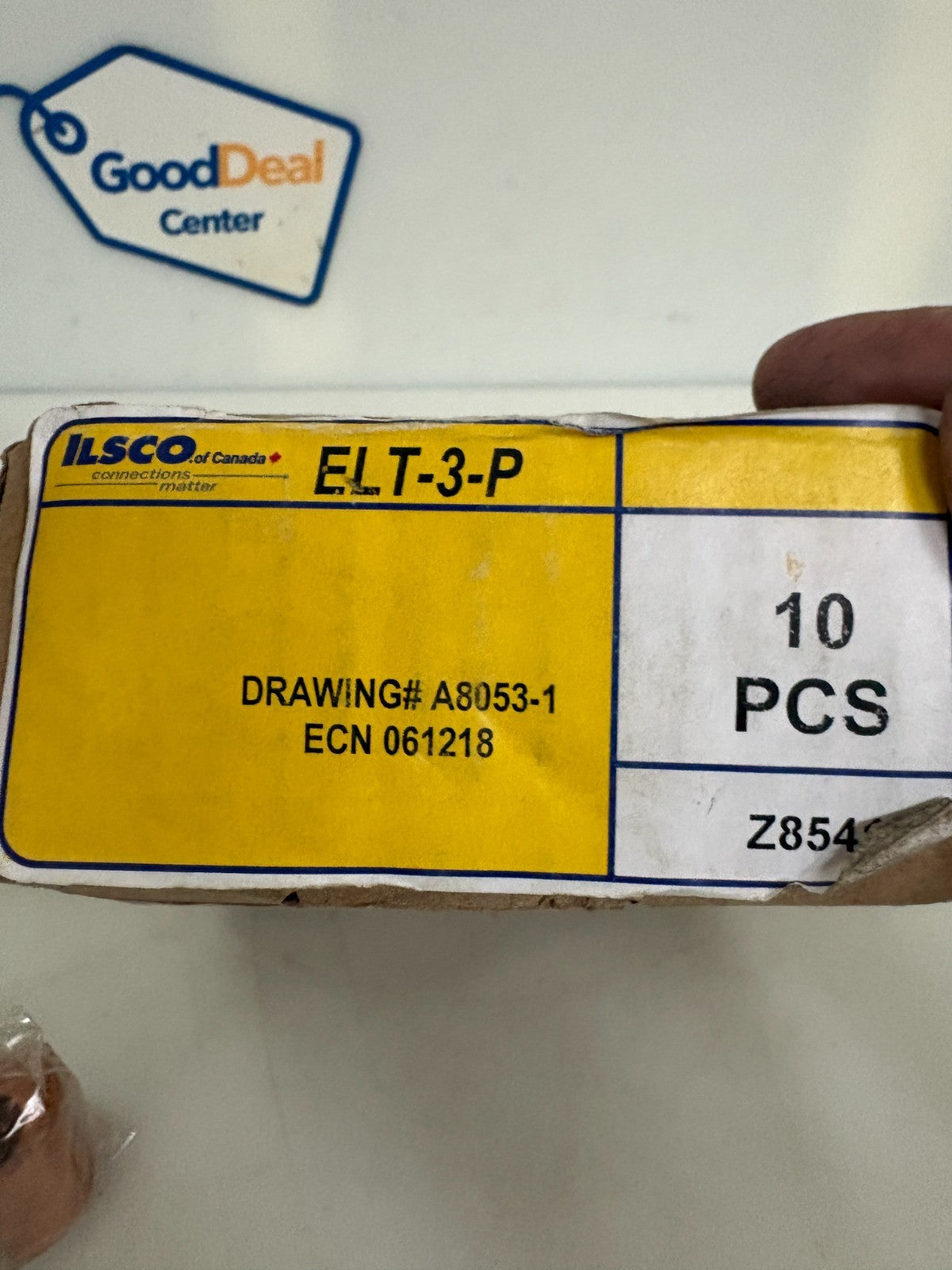 ILSCO 3/0T0 250 AWG COPPER RUN/TAP CRIMP #ELT-3-P 10 IN BOX2
