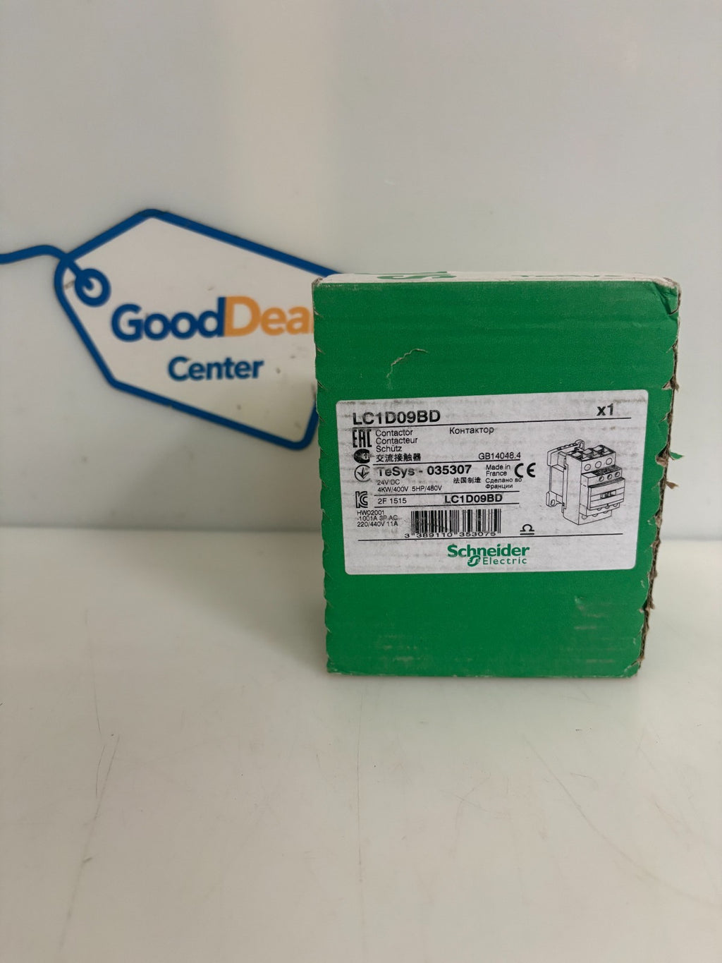 SCHNEIDER CONTACTOR LC1D09BD0