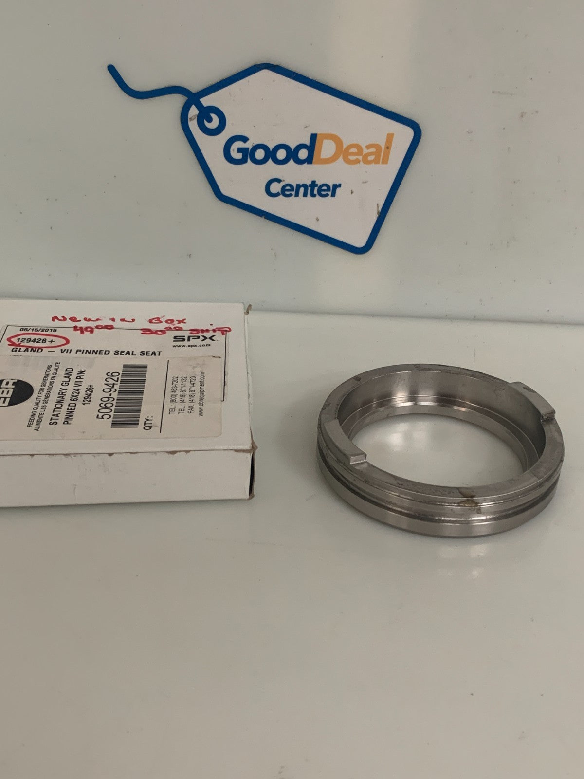 SPX GLAND-VII PINNED SEAL SEAT #129426+