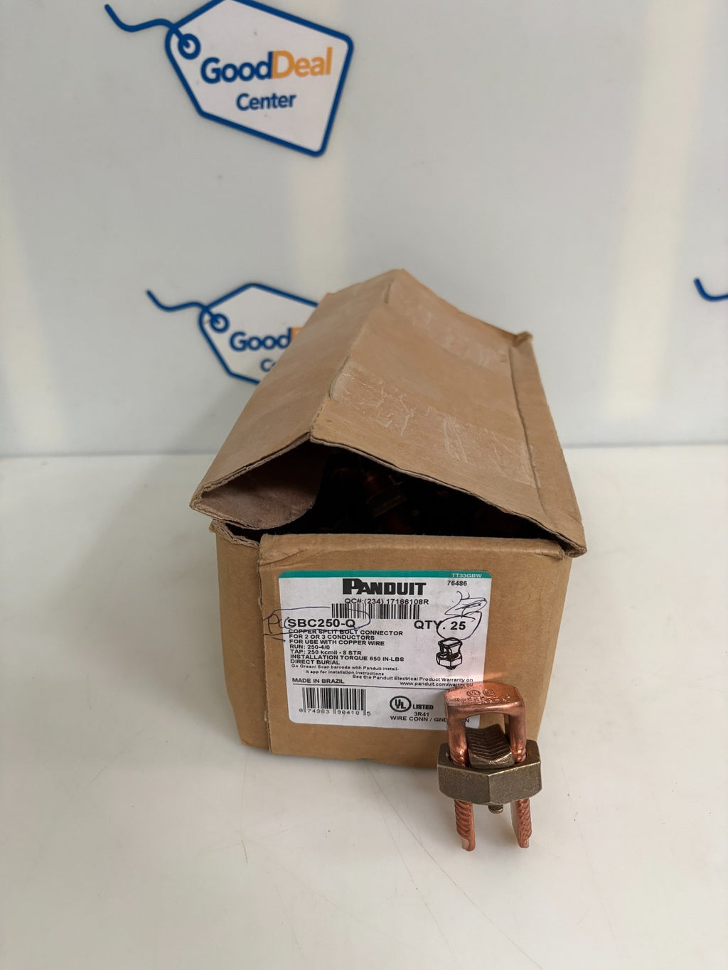 PANDUIT COOPER SPLIT CONNECTOR SBC SERIES 25 PER BOX0