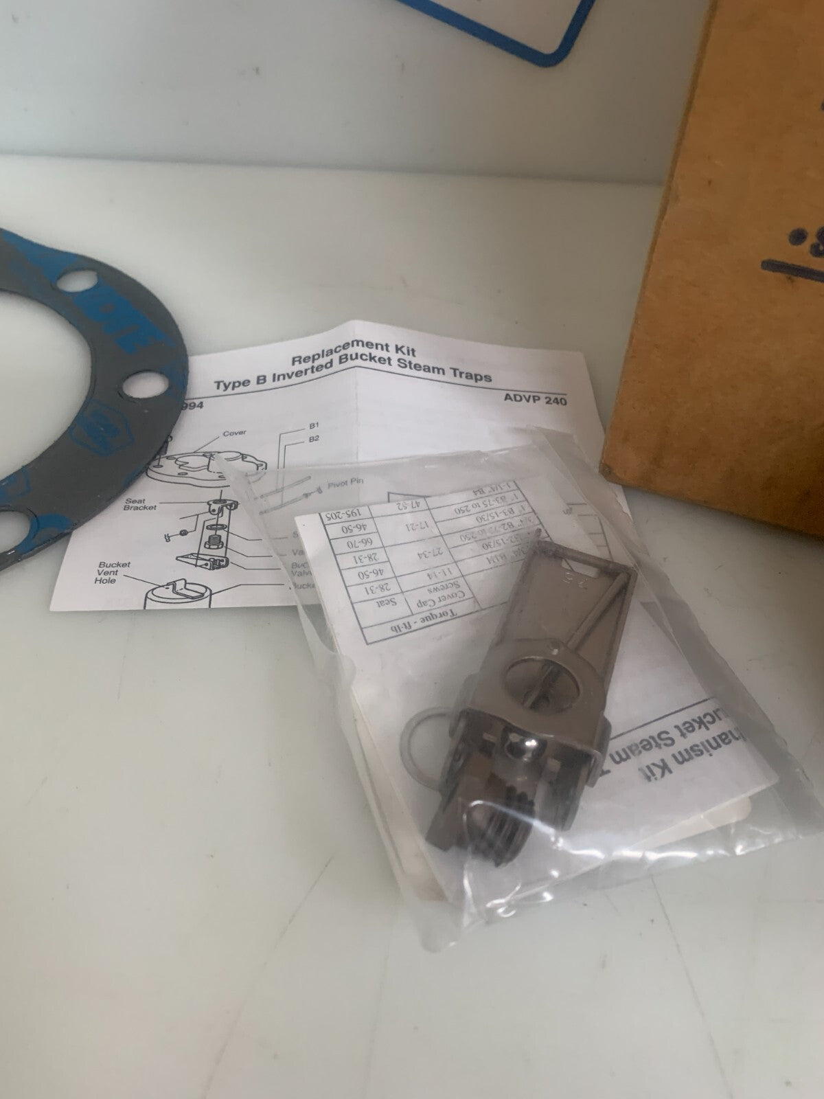 SPIRAX SARCO ADVP 240 REPLACEMENT KIT TYPE B2