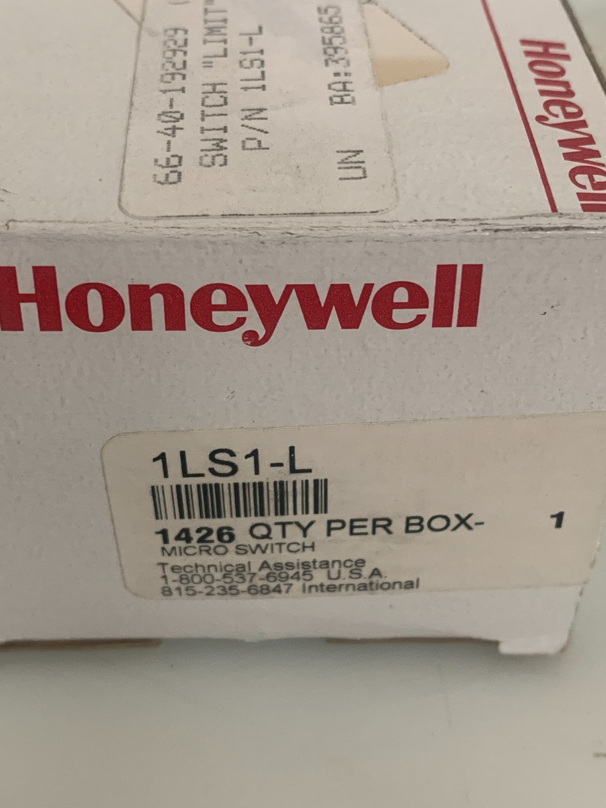 HONEYWELL PRECISION LIMIT SWITCH 1LS1-L2