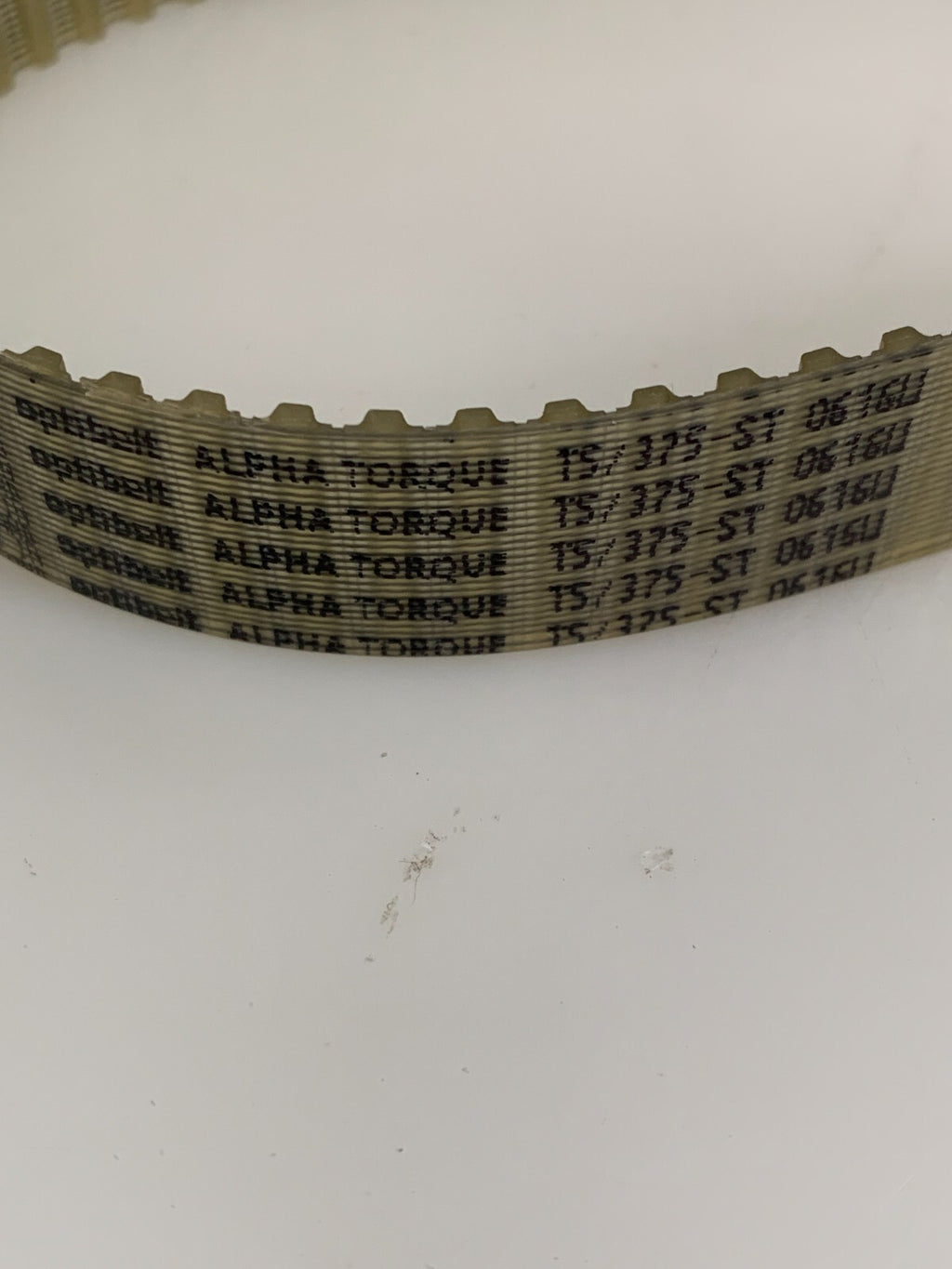 LOT OF 4 OPTIBELT ALPHA TORQUE TIMING BELT T5/375-ST 0616 U