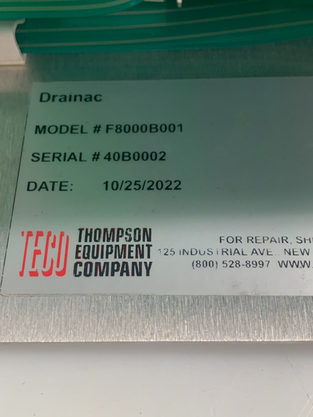 THOMPSON TECO WESTINGHOUSE MICROPRESSOR TESTER F 8000 B001
