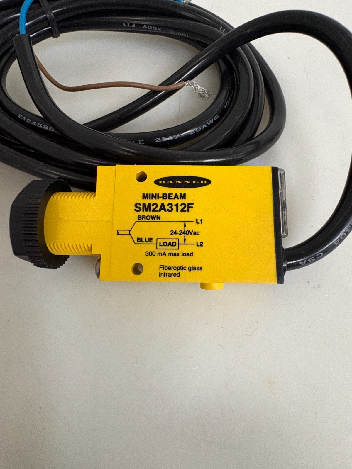 BANNER MINI BEAM PHOTOELECTRIC SENSOR SM2A312F 25966
