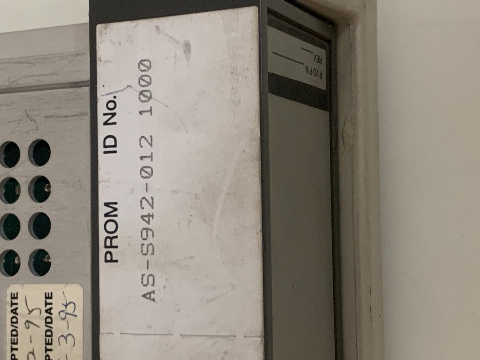 MODICON S908 AEG REMOTE INPUT/OUTPUT PROCESSOR AS-S908-1105
