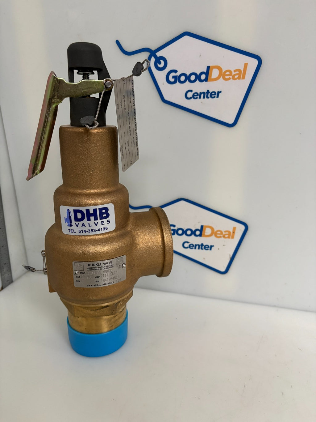 KUNKLE 2" STEAM VALVE 125 PSI 6010 HHM01-KM 0125
