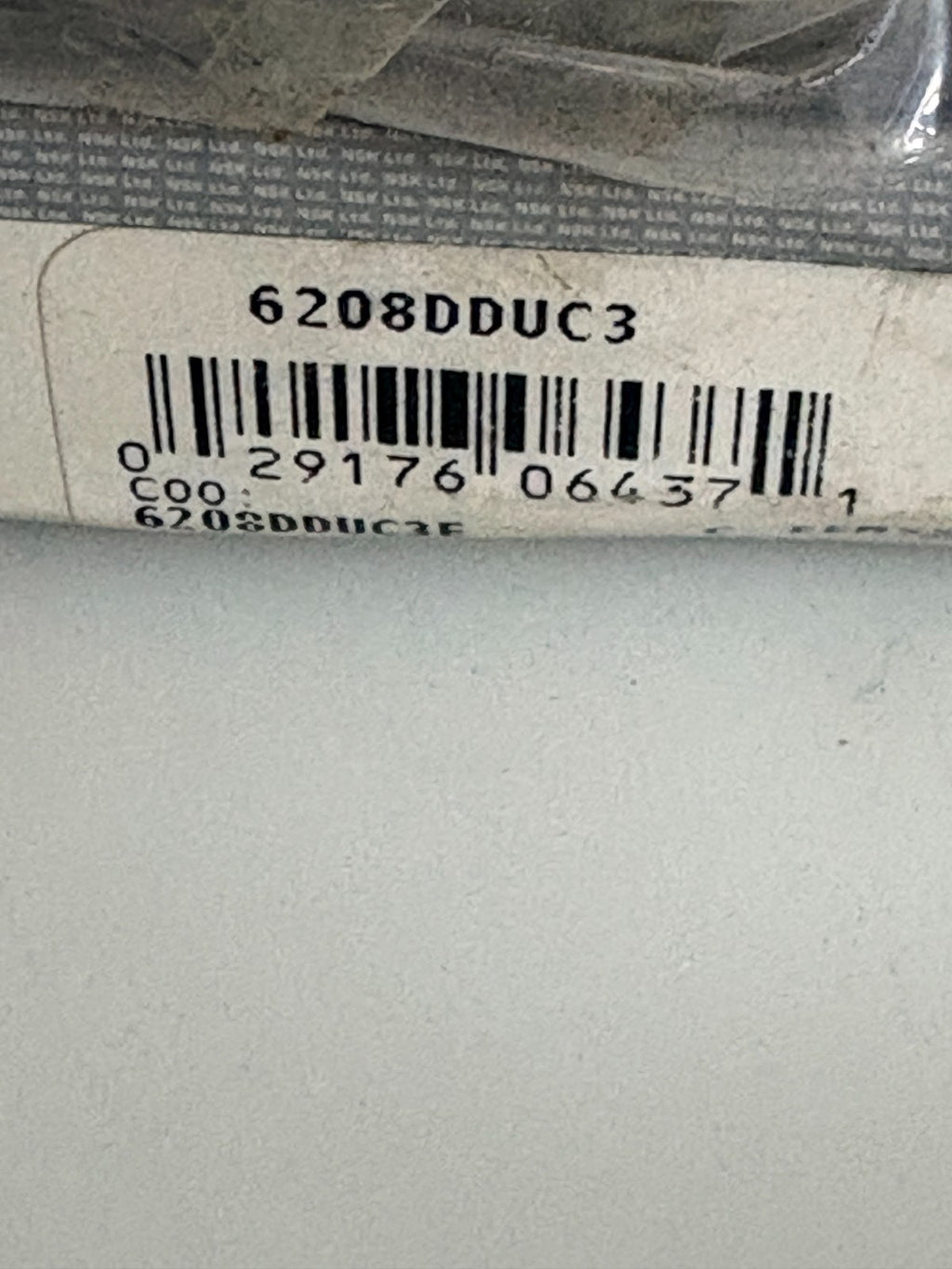 NSK DEEP GROOVE BALL BEARING 6208 DDUC3 2