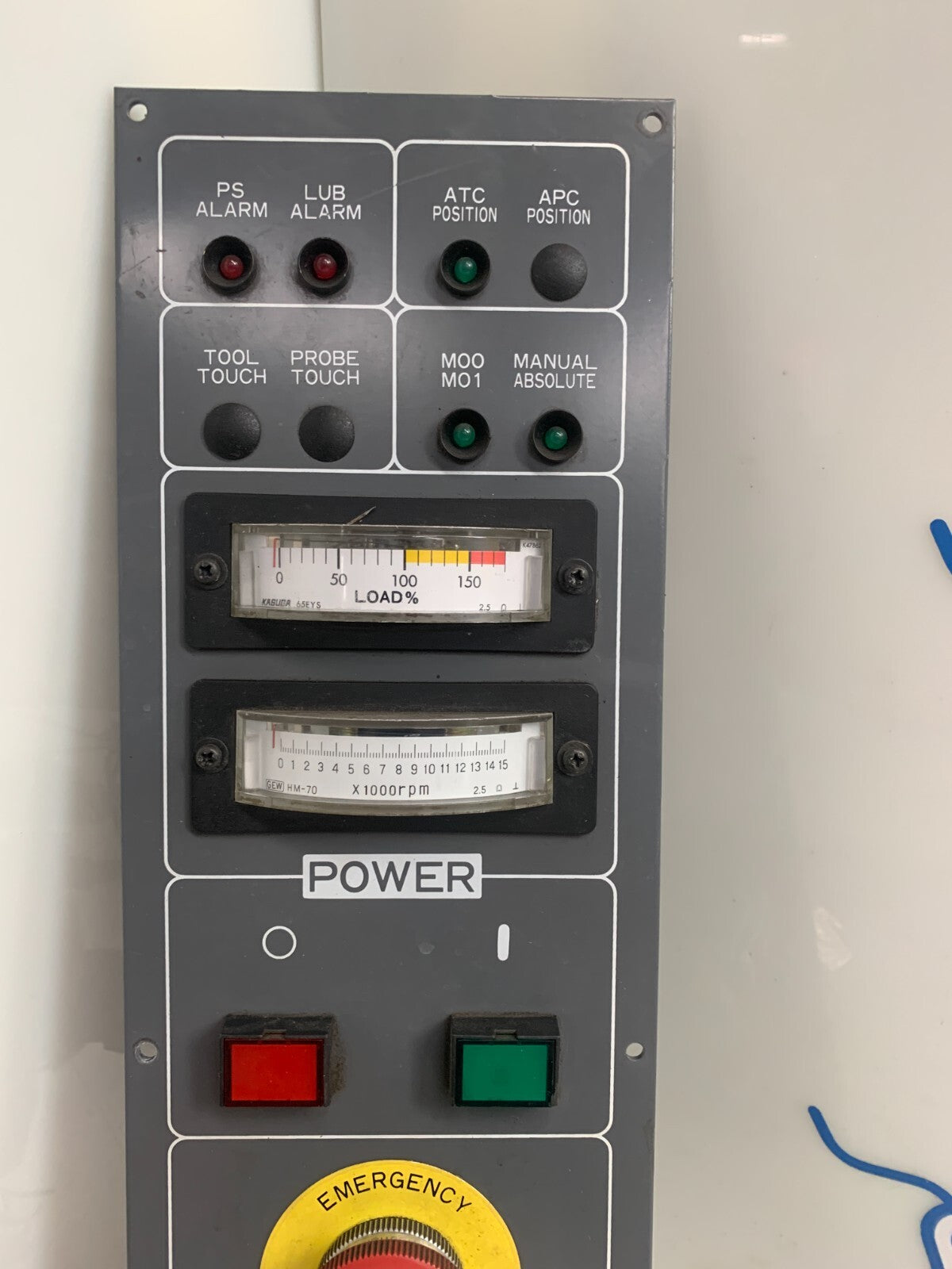 MATSUURA EN4-1401B CNC VERTICAL MILL OPERATOR CONTROL PANEL