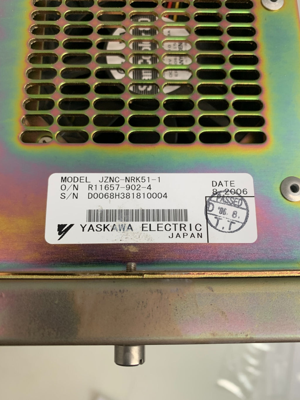 Yaskawa JZNC-NRK01-1 Rack w/ Servo Controller JZNC-NRK01-1 and Fuji CPS-420F