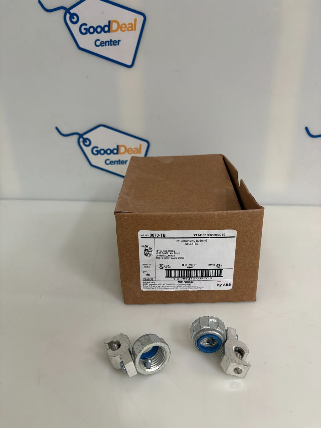 ABB THOMAS & BETTS 1/2 GROUNDING BUSHING INSULATED #3870-TB0